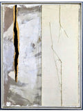 Mixed Media Collage Oil Painting Latvian American Modernist Artist Adja Yunkers