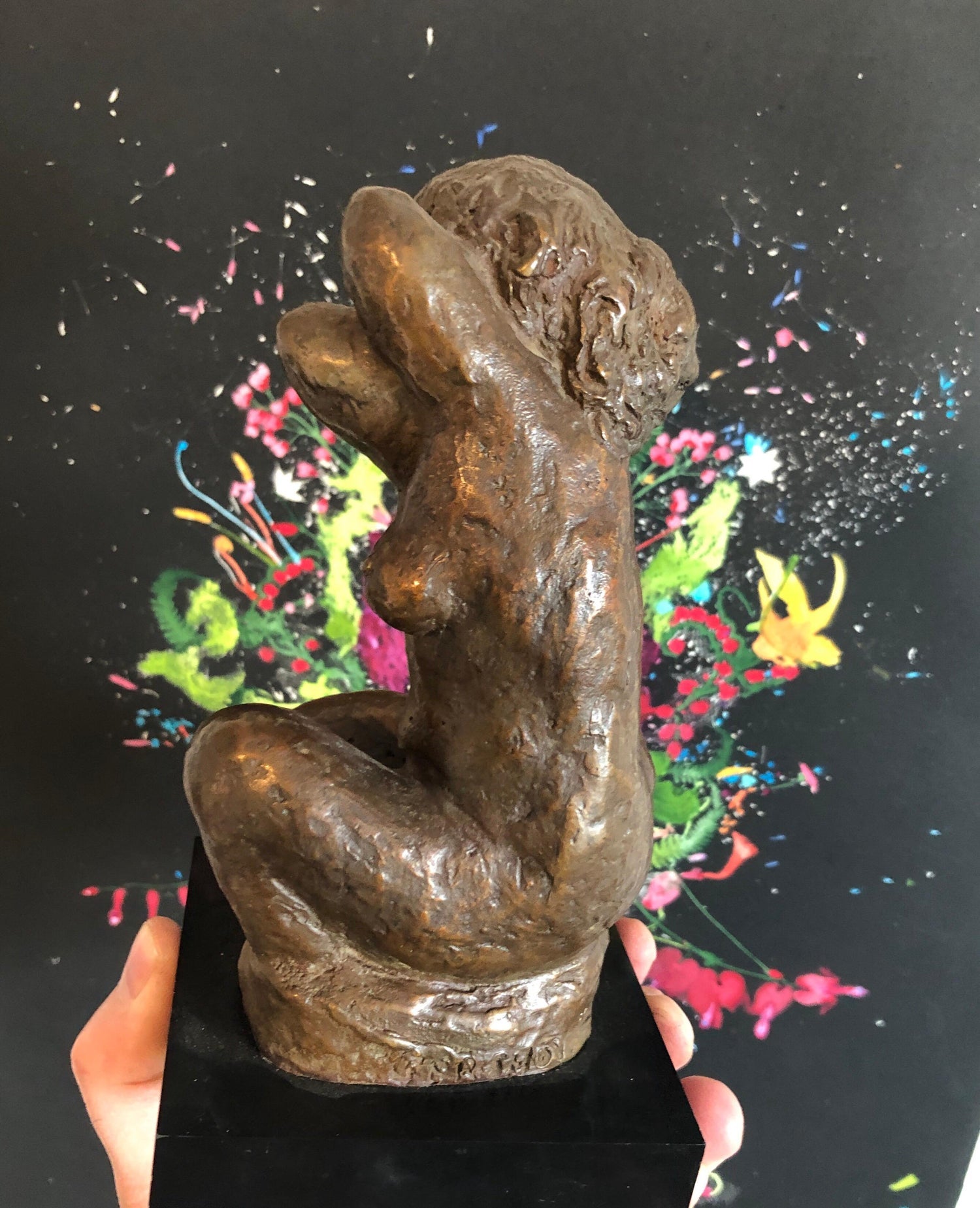 Bronze Female Nude Sculpture Modernist, WPA, New York Chelsea Hotel Artist