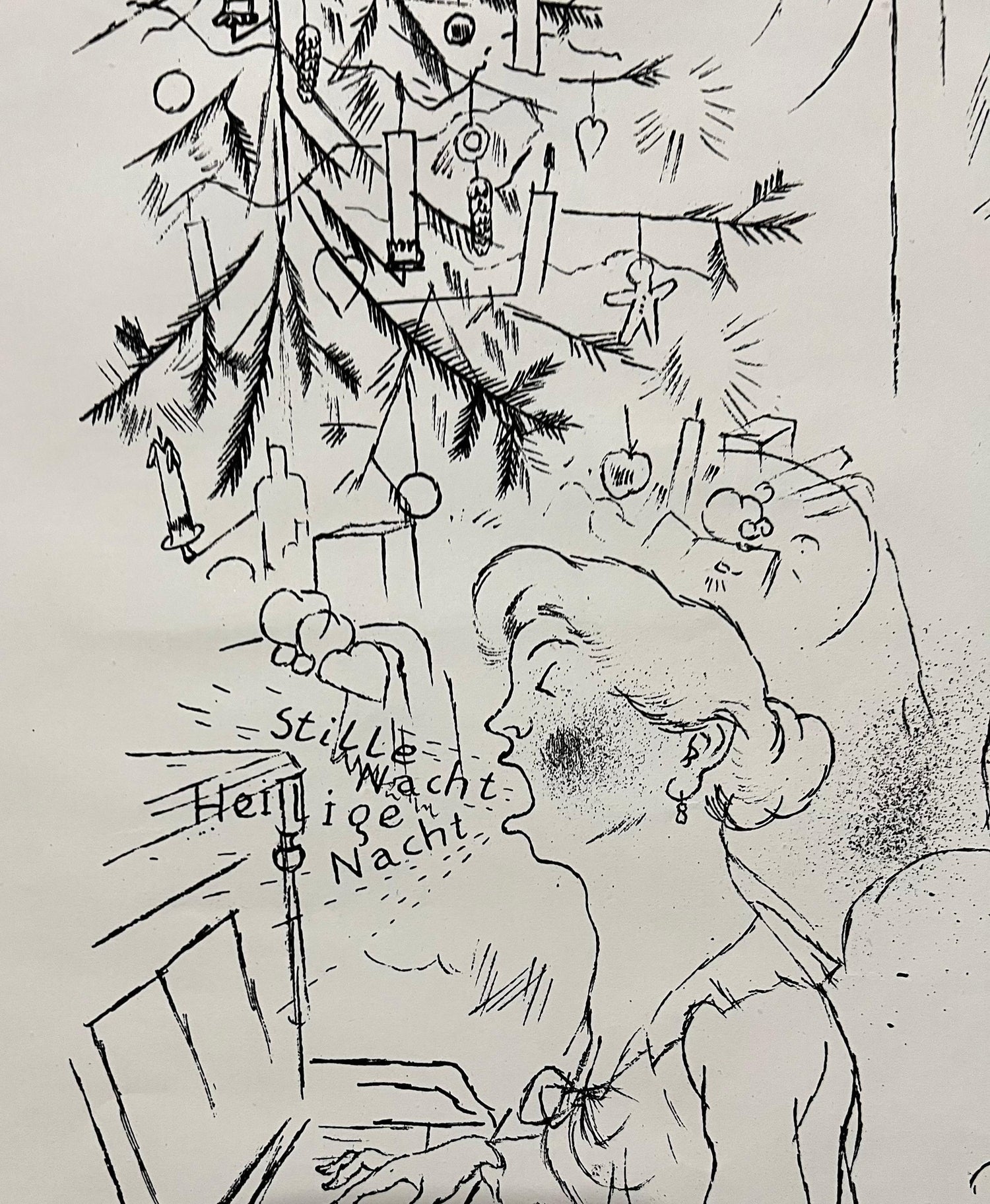 Large George Grosz 1923 Lithograph Die Rauber German Expressionism WPA Realism