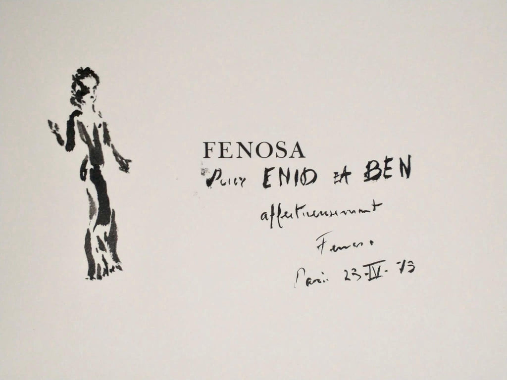 Apeles Fenosa Spanish Sculptor Mourlot Lithograph Abstract Expressionist Figures