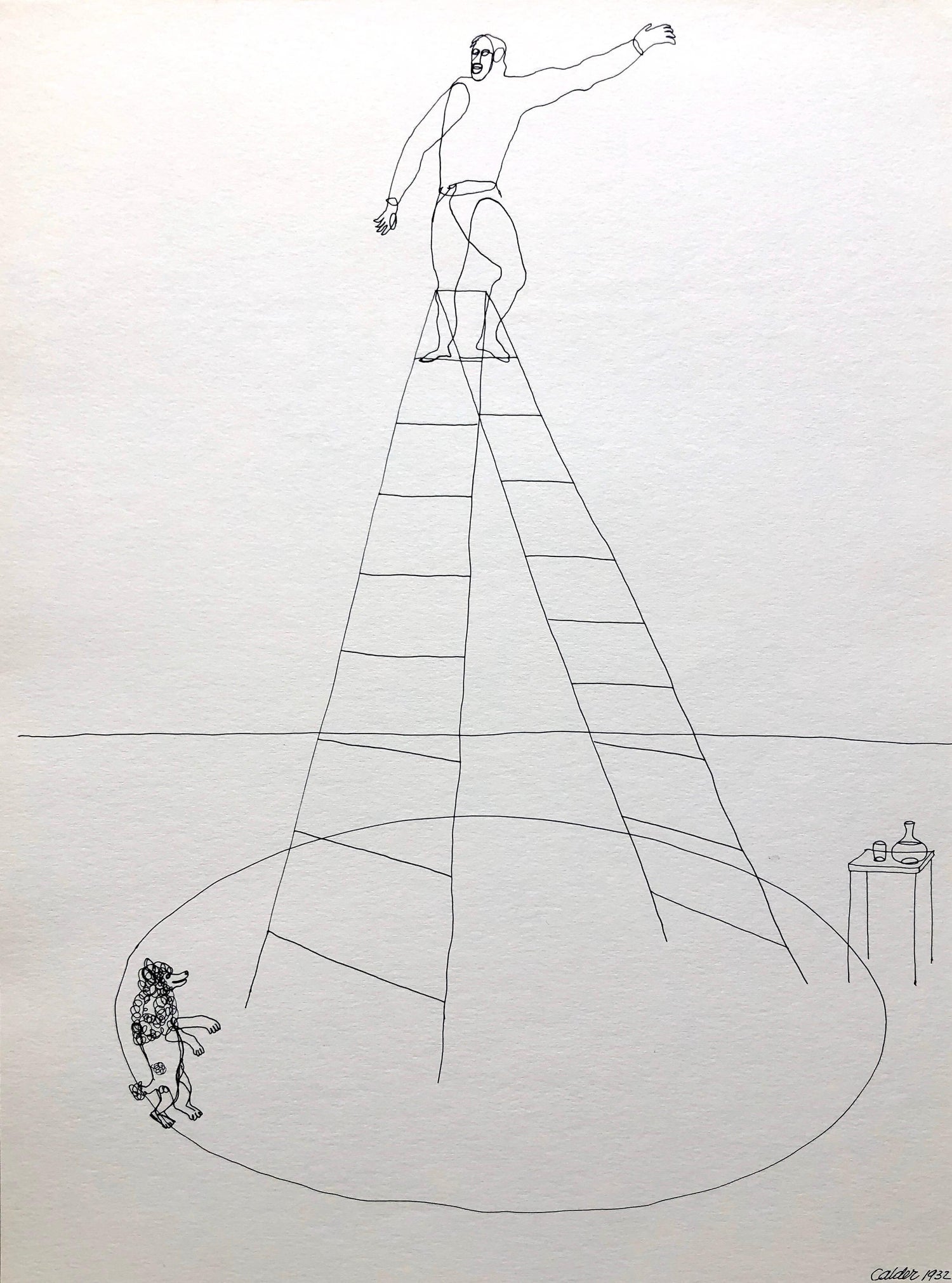Alexander Calder Circus Reproduction Lithograph After a Drawing
