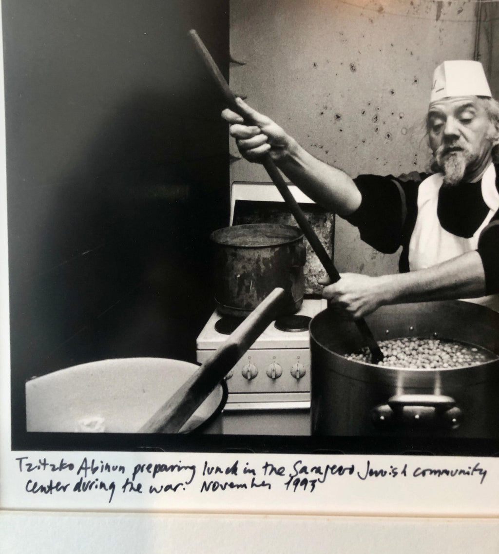 Photo Tzitzko Abinun Jewish Cooking Budapest Vintage Silver Gelatin Photograph