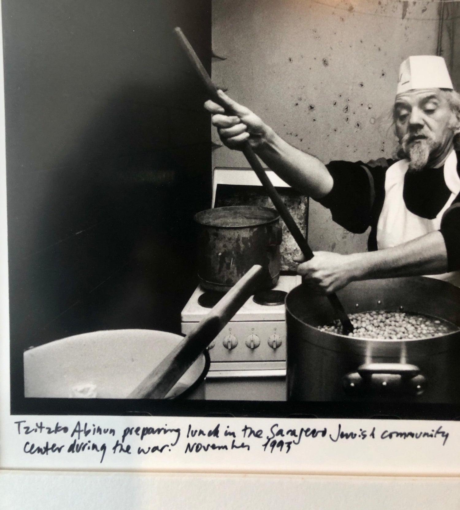 Photo Tzitzko Abinun Jewish Cooking Budapest Vintage Silver Gelatin Photograph