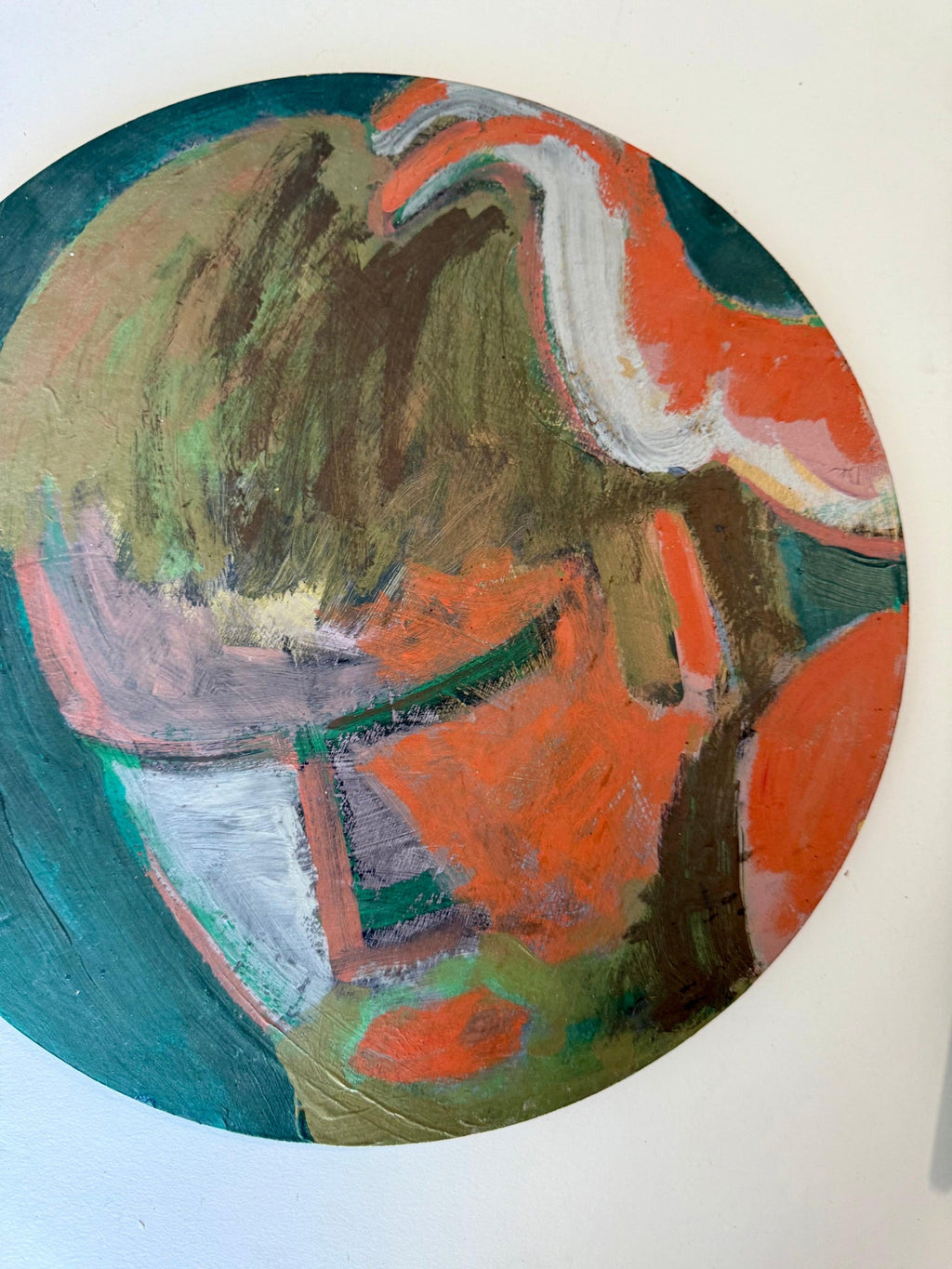 Mod Abstract Expressionist Modernist Edward Avedisian Color Field Oil Painting