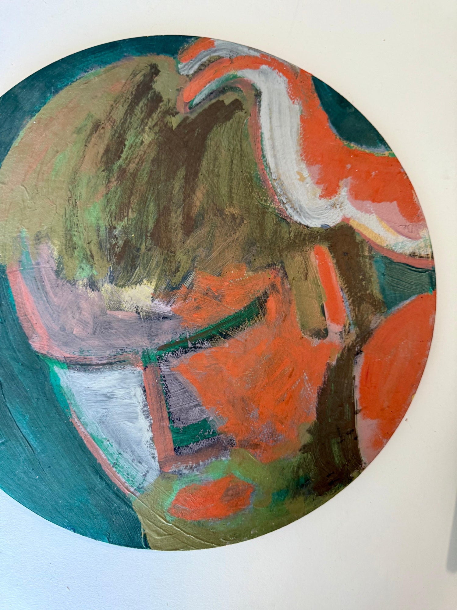 Mod Abstract Expressionist Modernist Edward Avedisian Color Field Oil Painting
