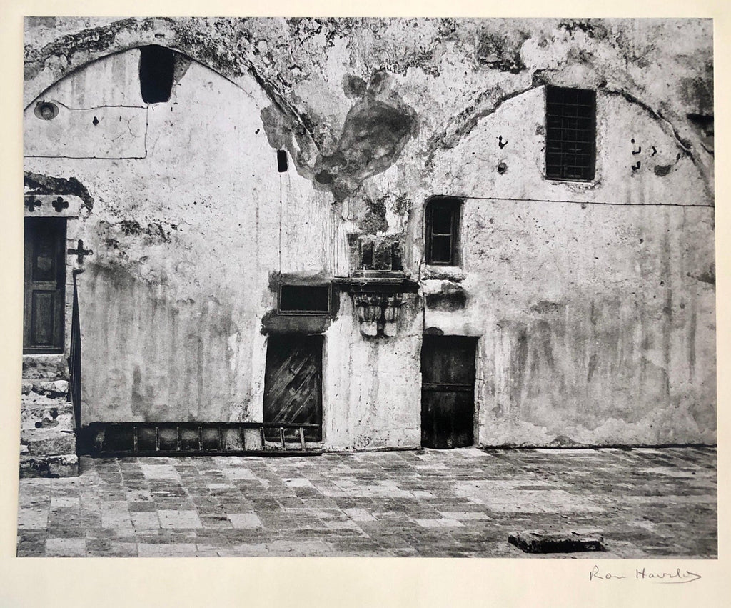 Vintage Silver Gelatin Signed Print Old Jew in Jerusalem Pious Craftsman