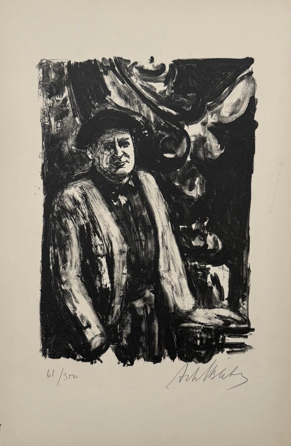 Lithuanian French Artist Arbit Blatas Lithograph Jacques Lipchitz Ecole D'Paris