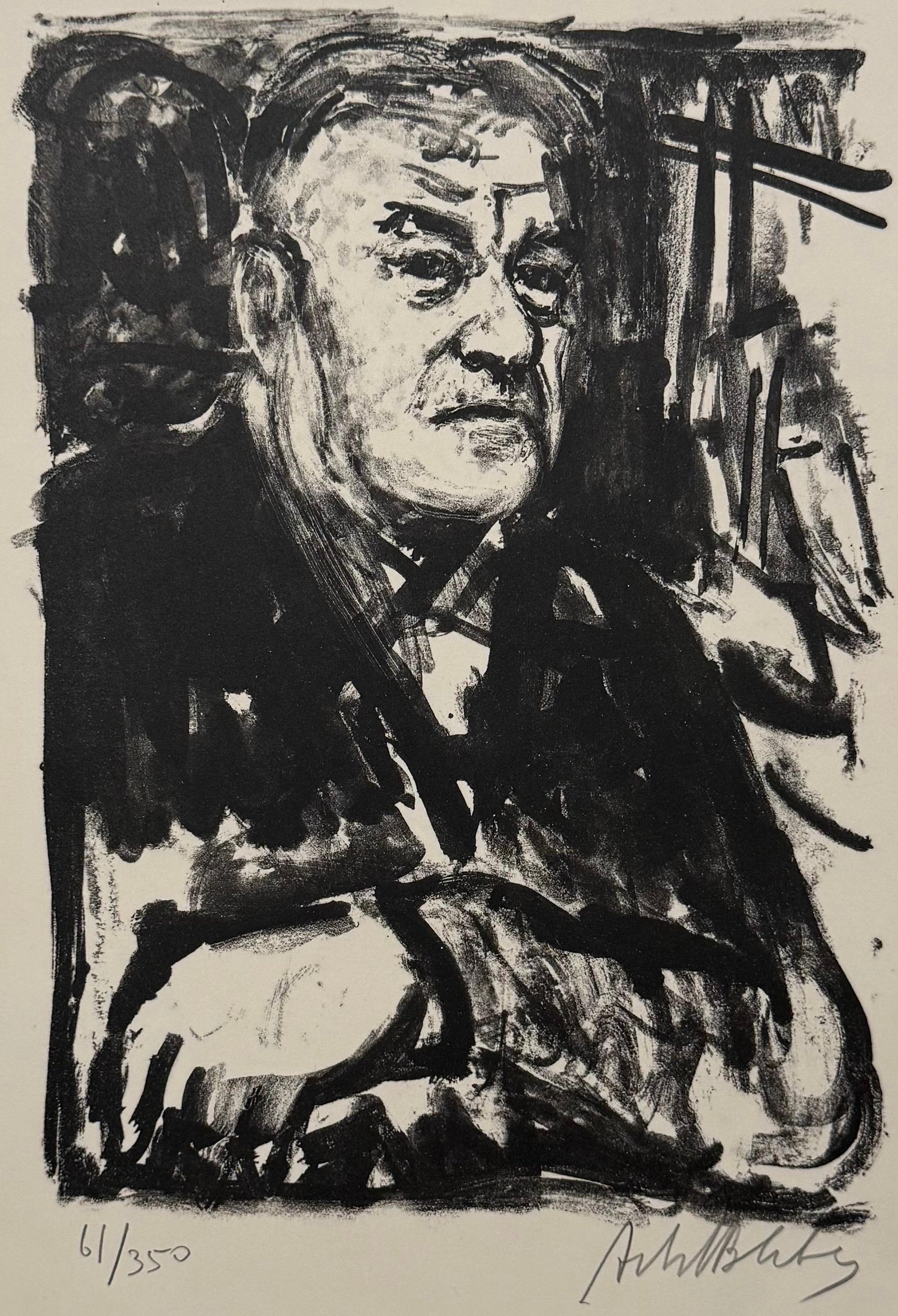 Lithuanian French Artist Arbit Blatas Lithograph Fernand Leger School of Paris