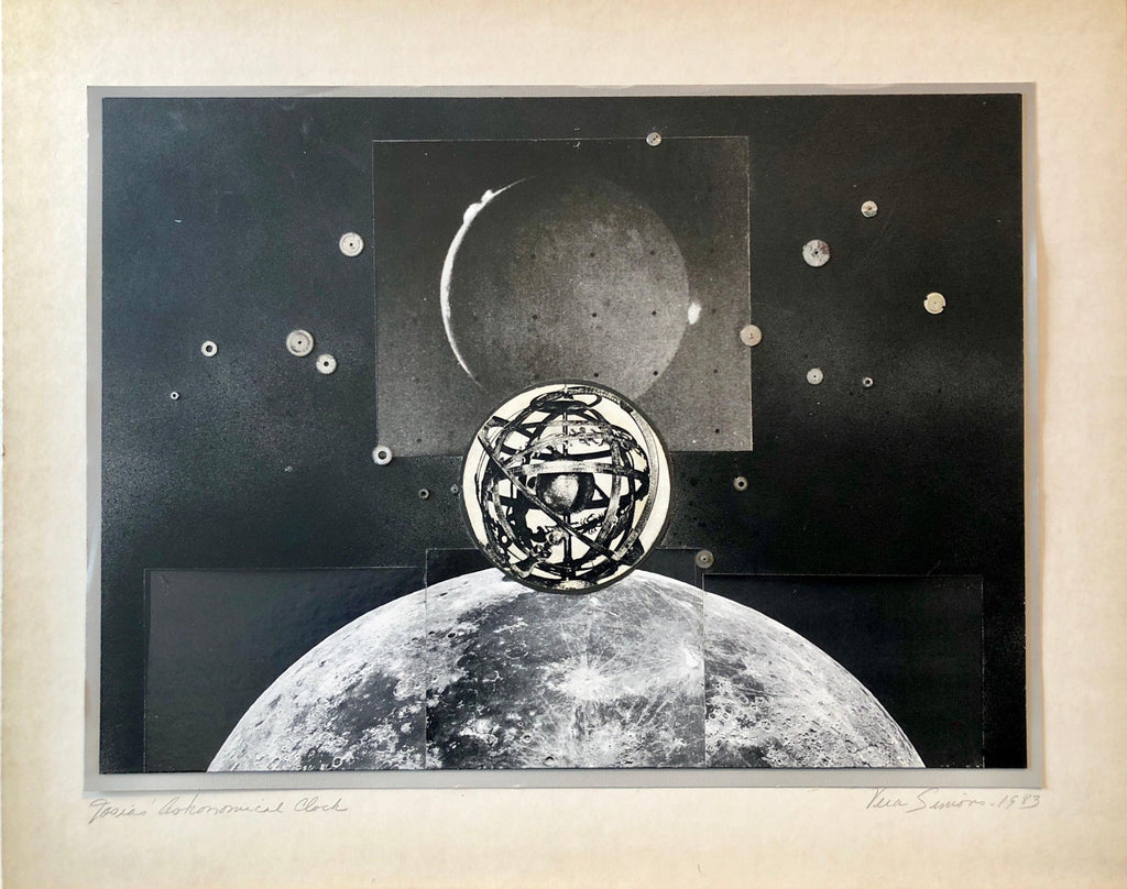 Josias Astronomical Clock Watch Parts Assemblage Photo Planet Collage Photograph