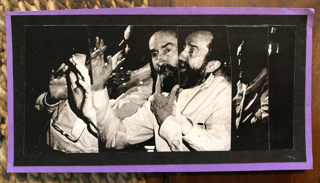 Vintage Abstract Expressionist Hyman Bloom Photo Collage Assemblage Photograph