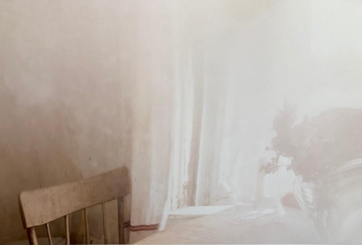 Deep Fog, Misty, Moody Large Format Photo 24X20 Color Photograph Beach House
