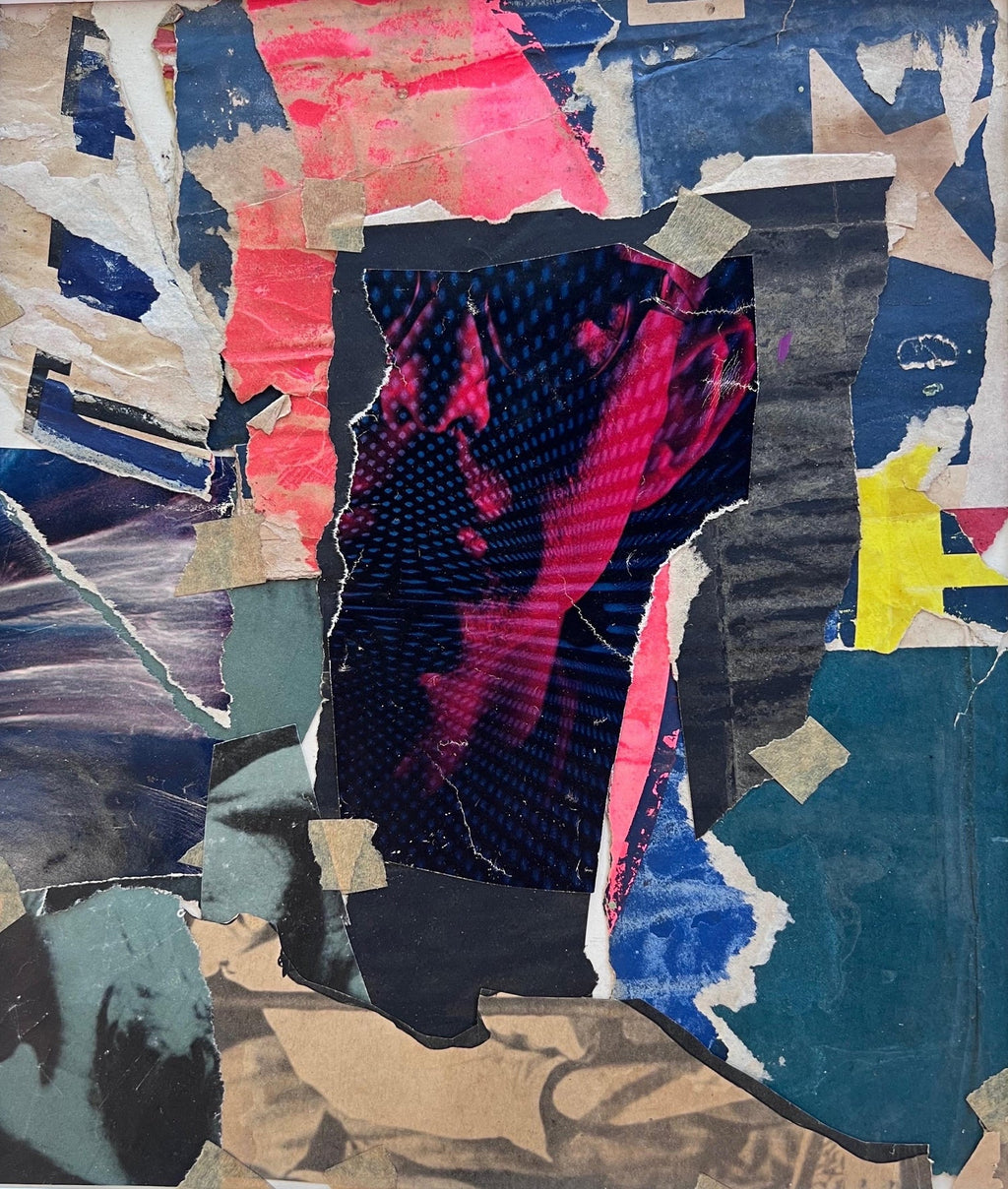 Wilhold Up the Mirror Photograph and Mixed Media Assemblage Wall Hanging Artwork