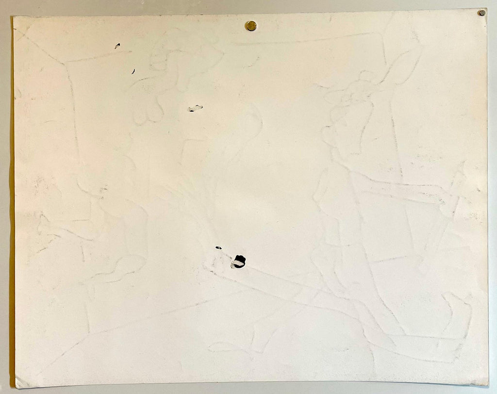 New York School Abstract Expressionist Drawing Watercolor Painting Carmen Cicero