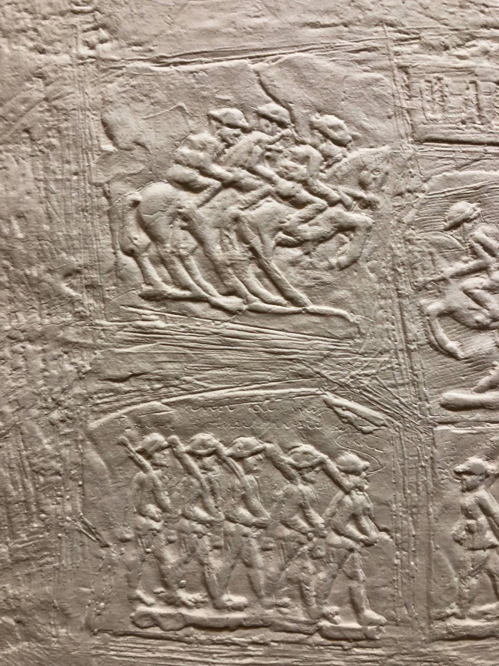 Bill Haendel Americana 'A Child's War' Cast Paper Relief Sculpture