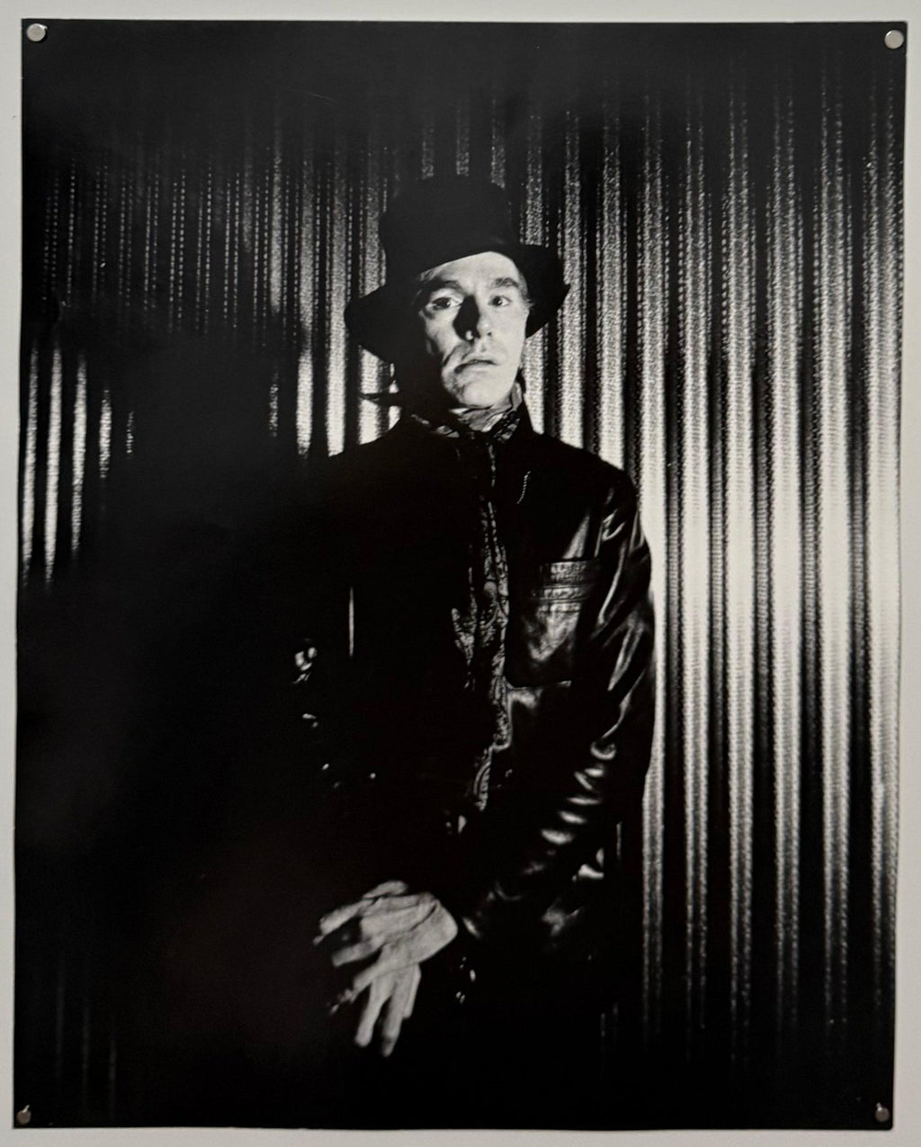 Gianfranco Gorgoni Vintage Photograph Andy Warhol in Leather Factory Photo Print