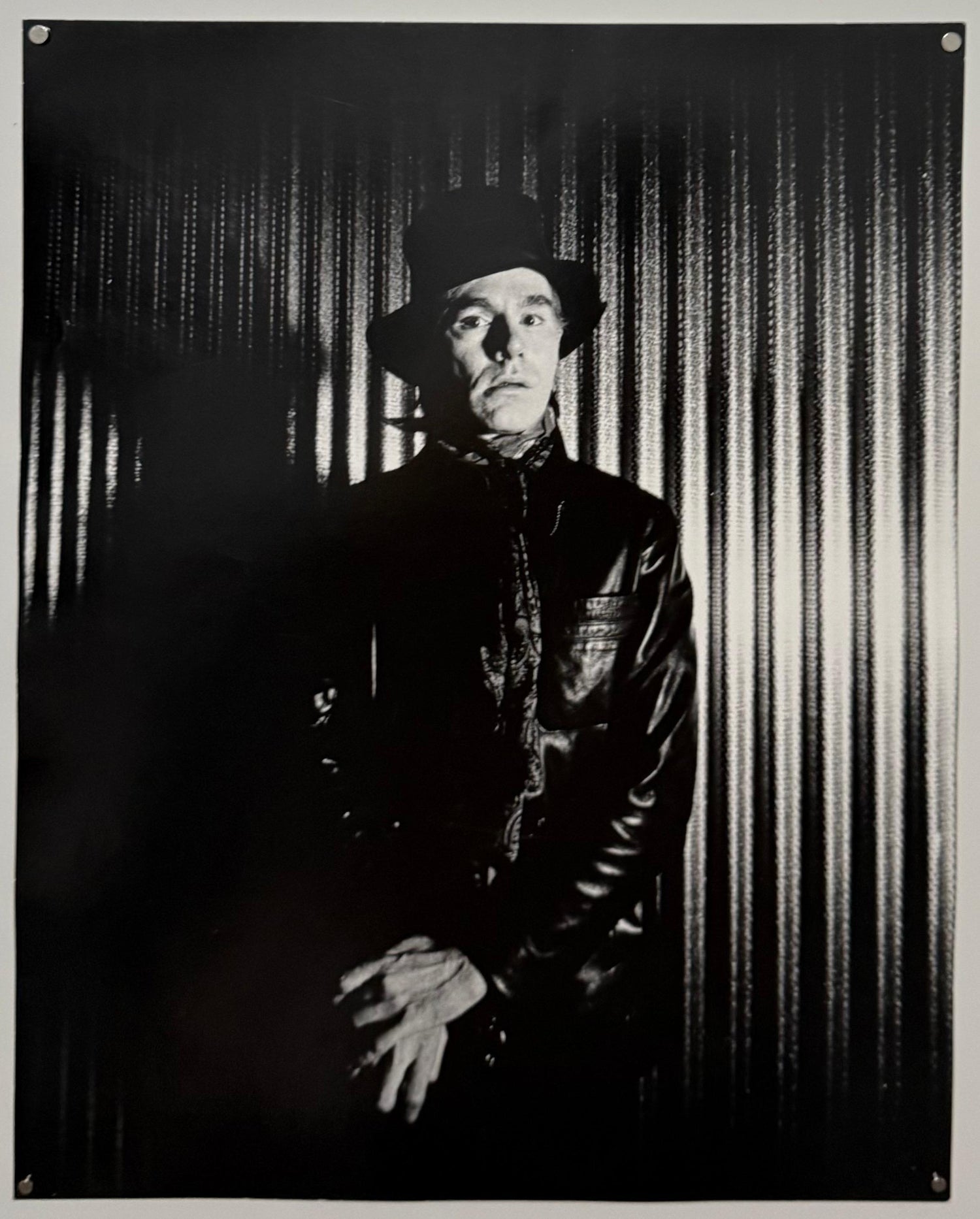 Gianfranco Gorgoni Vintage Photograph Andy Warhol in Leather Factory Photo Print