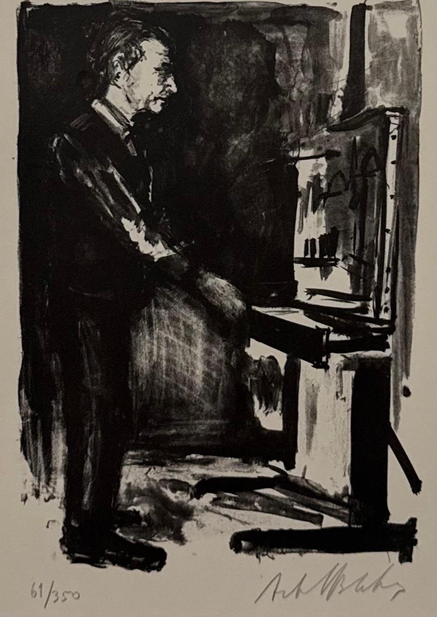 Lithuanian French Artist Arbit Blatas Lithograph Pierre Bonnard School of Paris