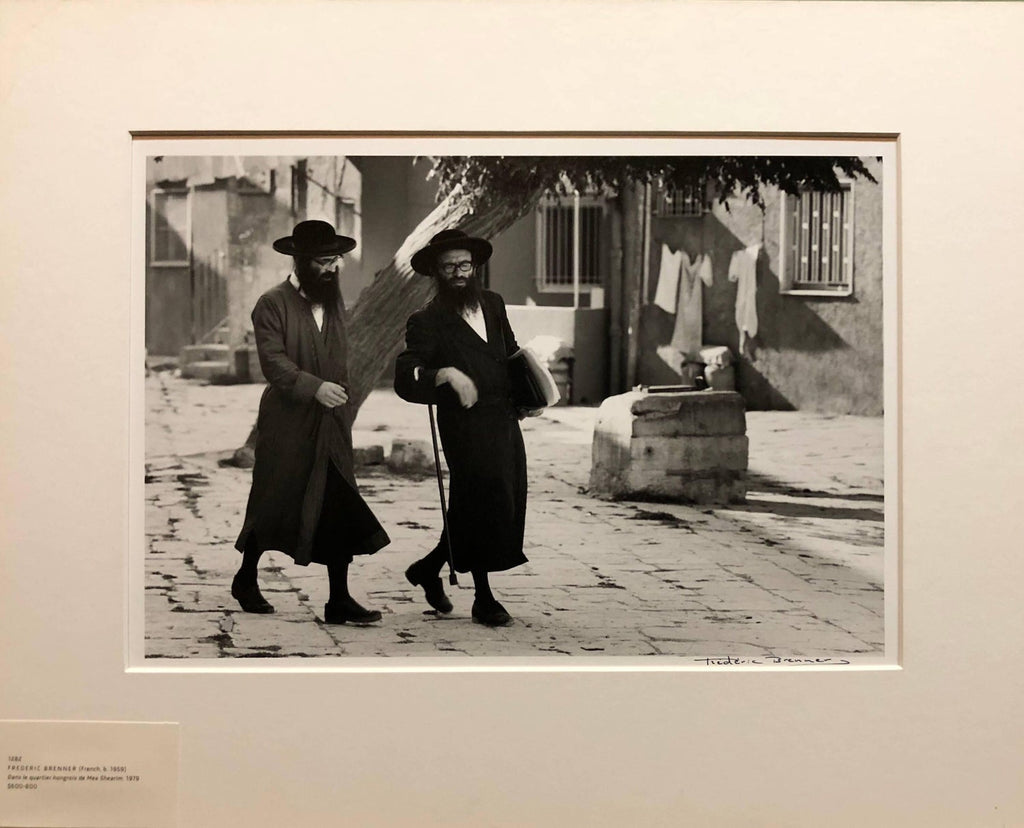 Dans le Quartier Hongrois de Mea Shearim, Jerusalem Vintage Silver Gelatin Print