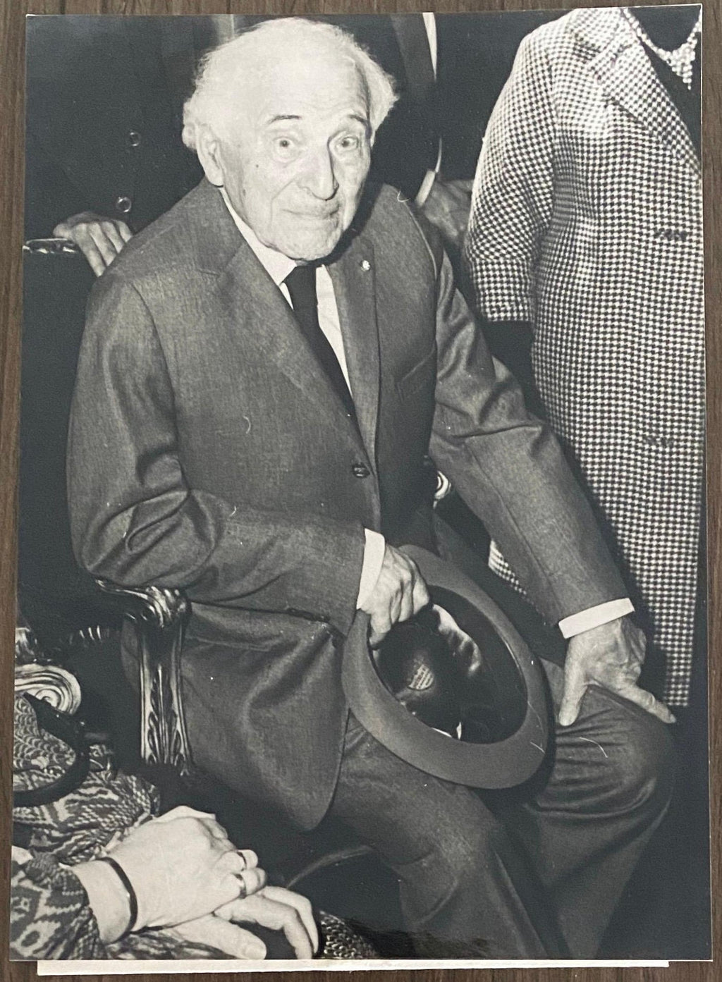 Black And White Photograph Of Marc Chagall 1978