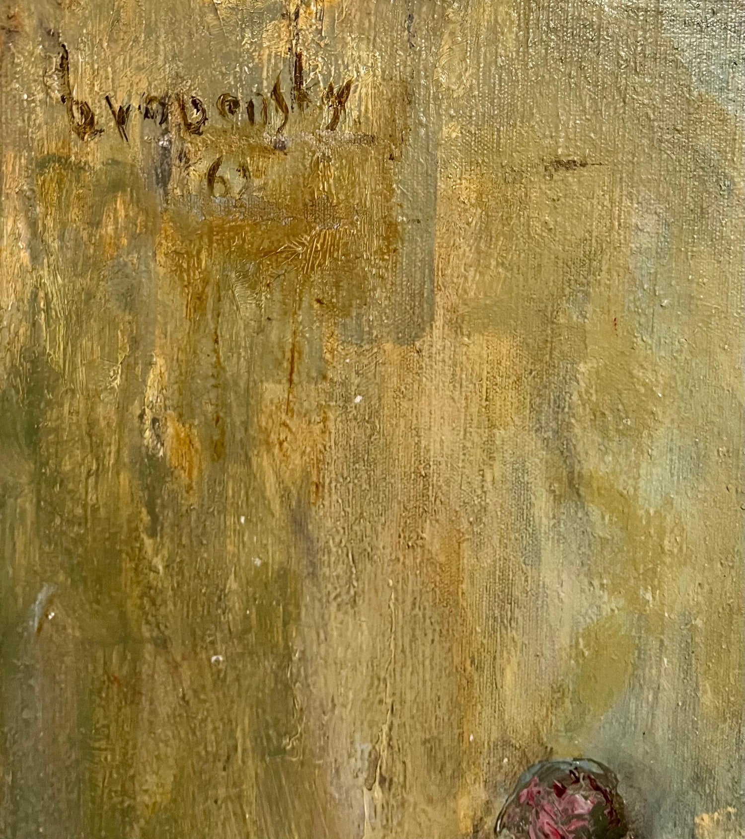 Large Judaica Oil Painting Samuel Grodensky Hasidic Rabbi, Children in Jerusalem