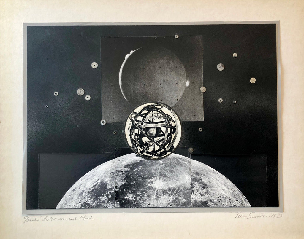Planetary Kaleidoscope, Photo Mosaic Collage Space Photograph, Feminist Aviator