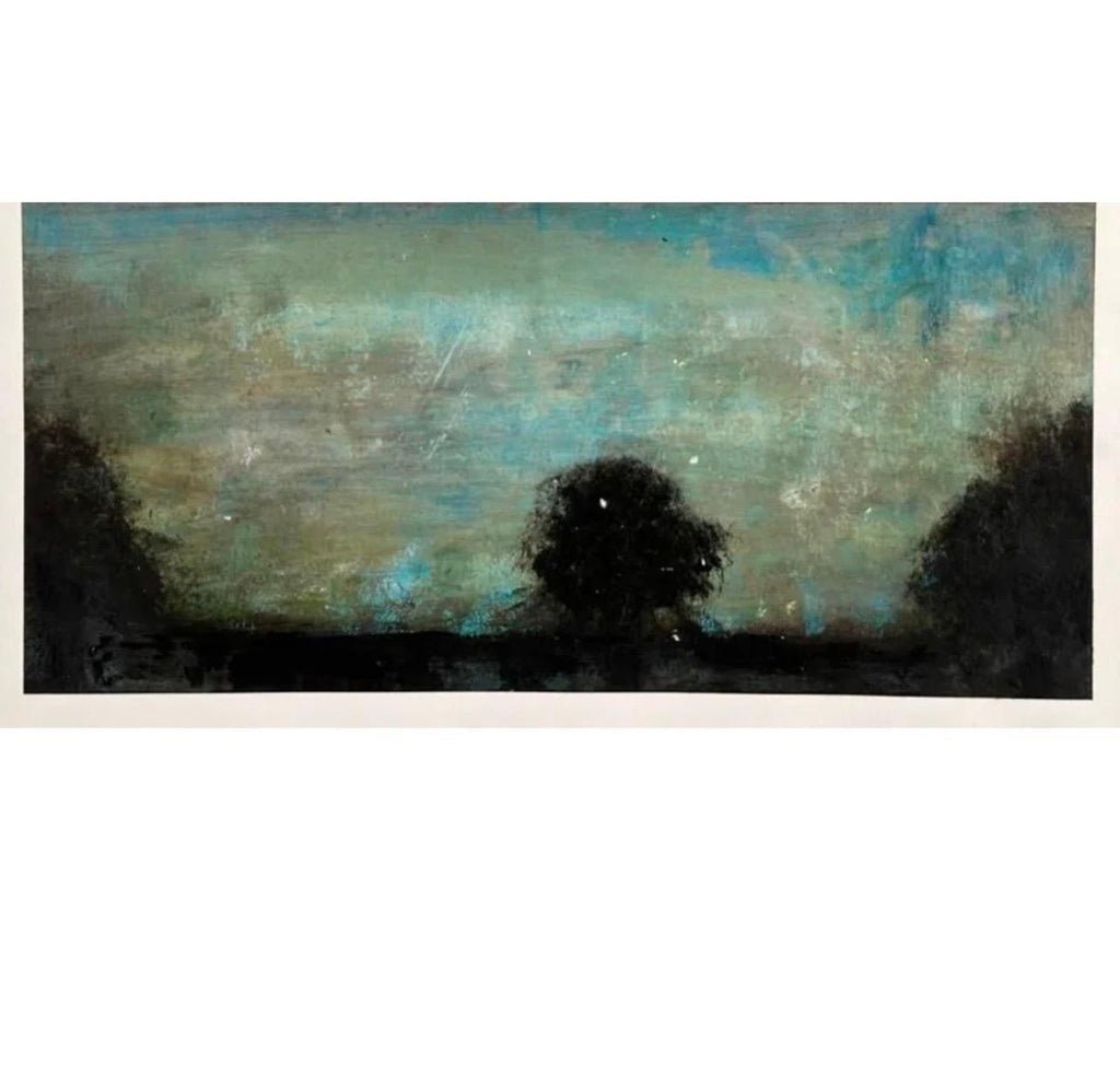 Abstract Acrylic Mix Media Painting Cheryl Warrick African American Woman Artist