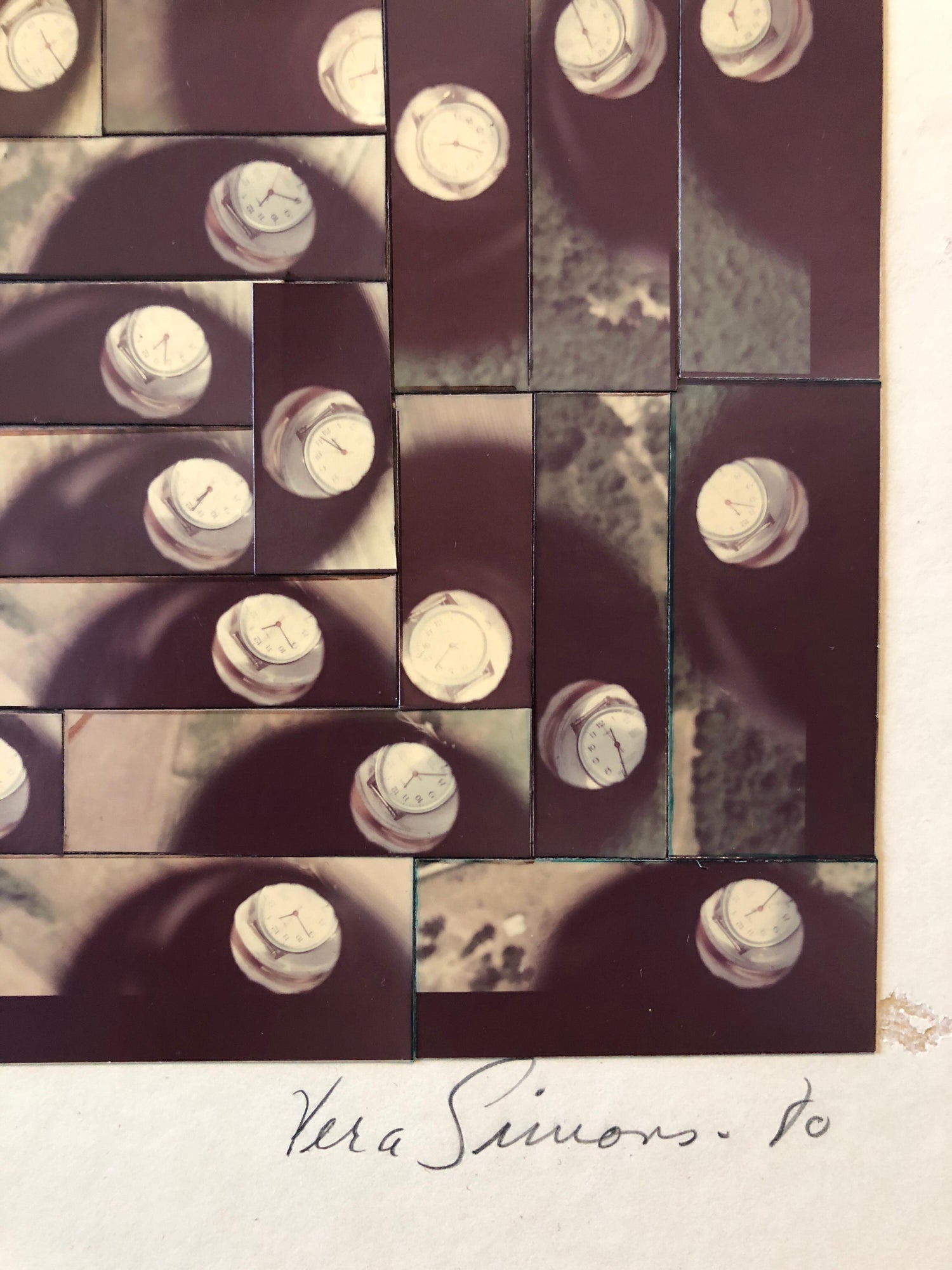 Clock Maze, Wrist Watch, Photo Mosaic Collage Aerial Photograph, Female Aviator