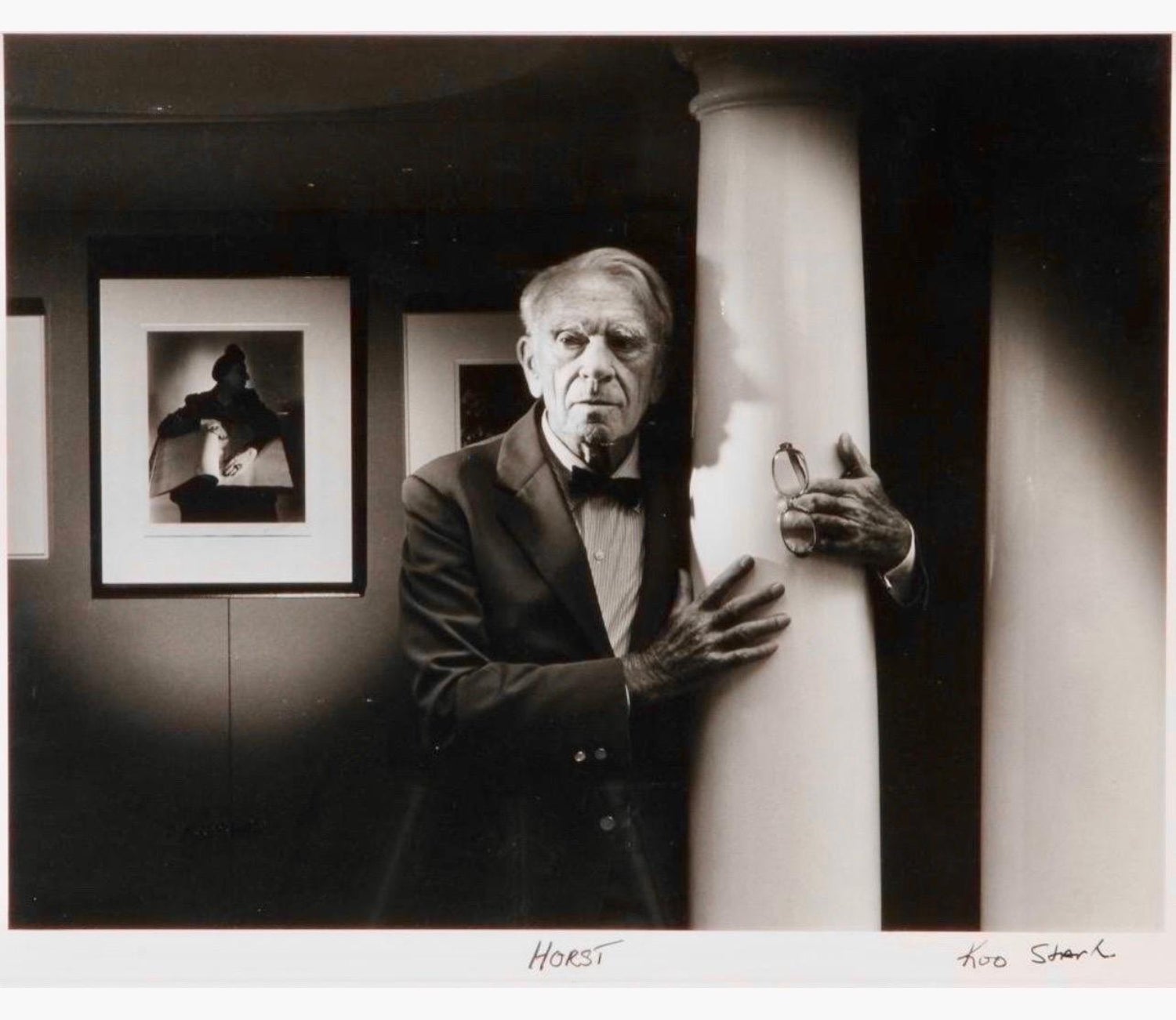 Vintage Signed Silver Gelatin Photograph Portrait Print of Anthony Haden Guest