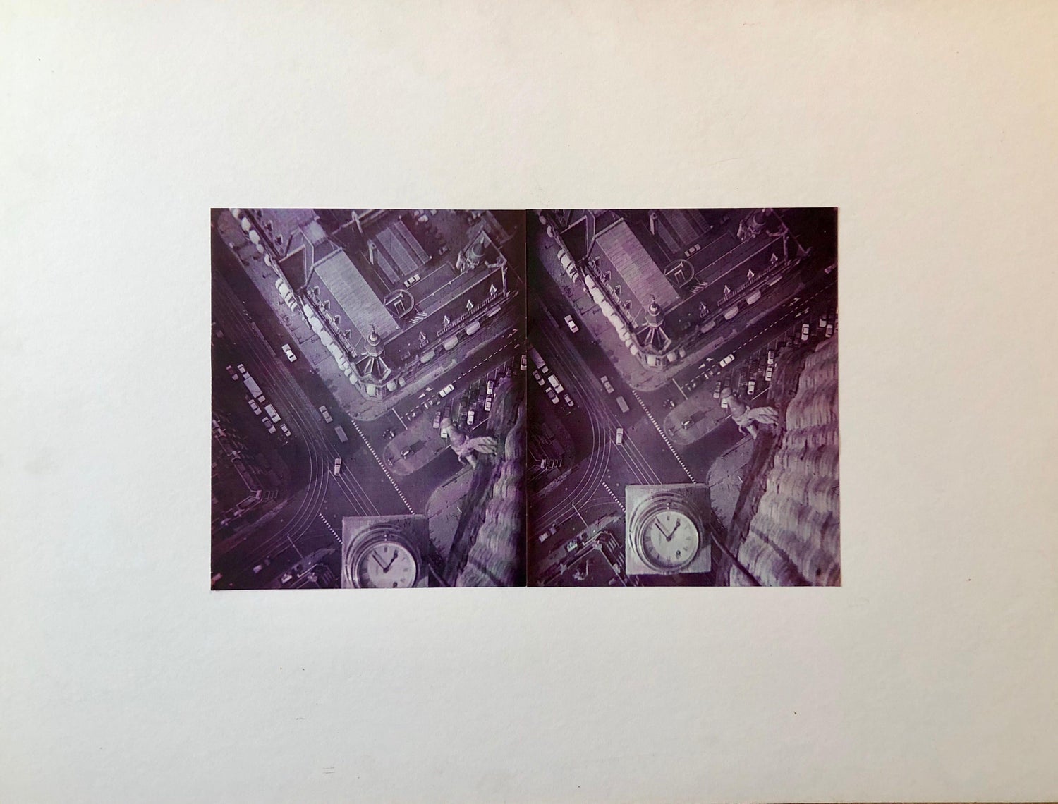 Wristwatch City Abstract Photo Mosaic Collage Aerial Photograph Feminist Aviator