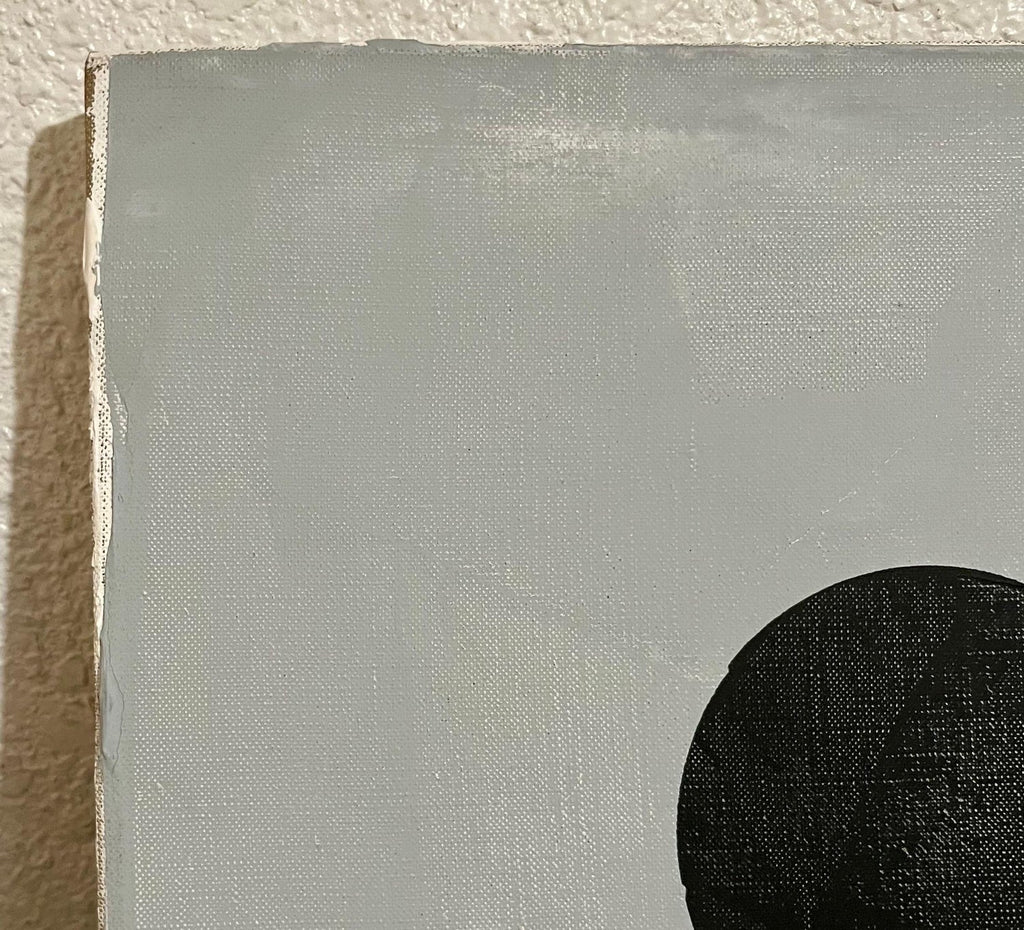 American Figurative Abstract Geometric Mixed Media Painting Judy Rifka