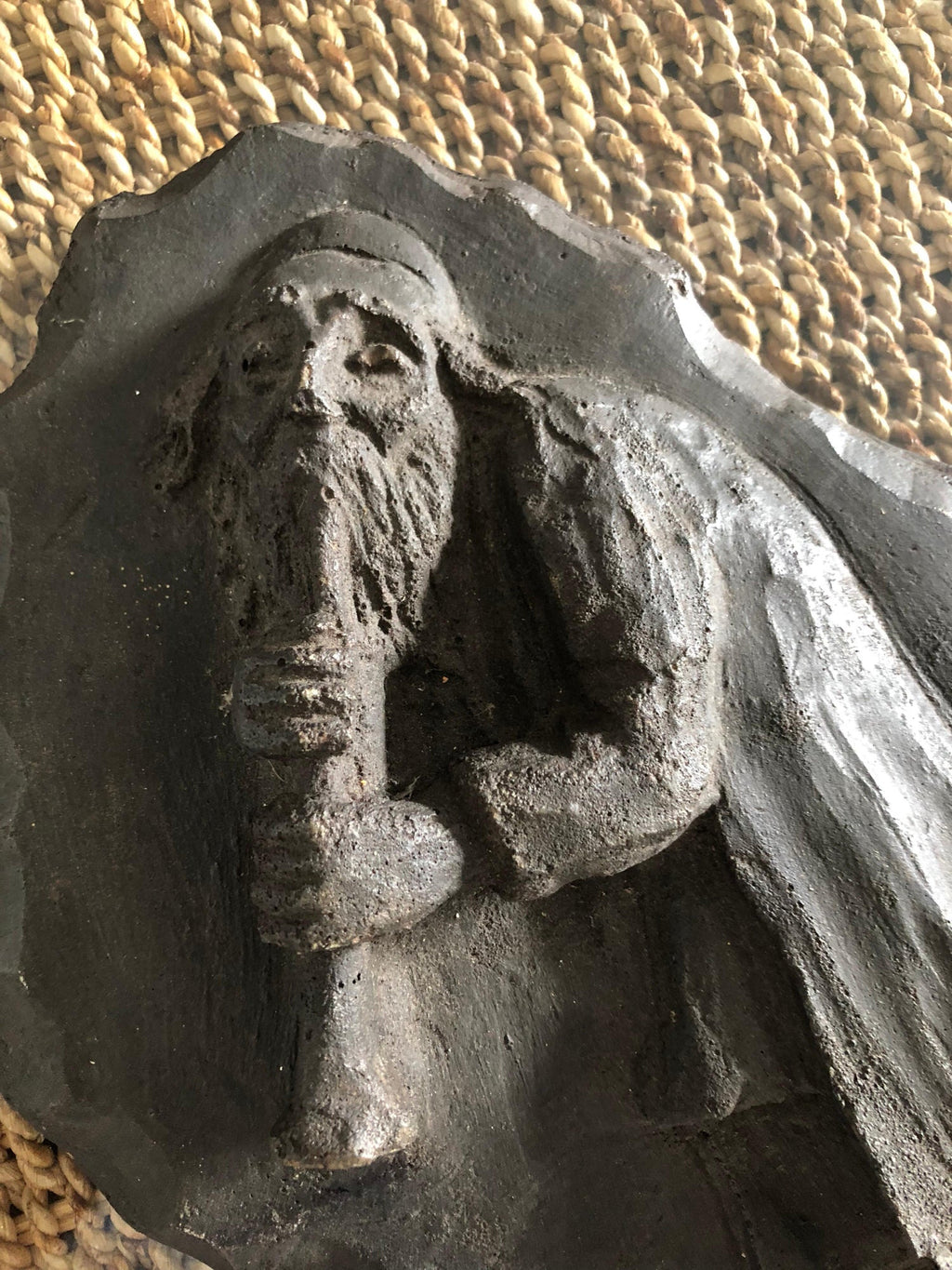 French Painted Maquette for Sculpture Judaica Klezmer Musician