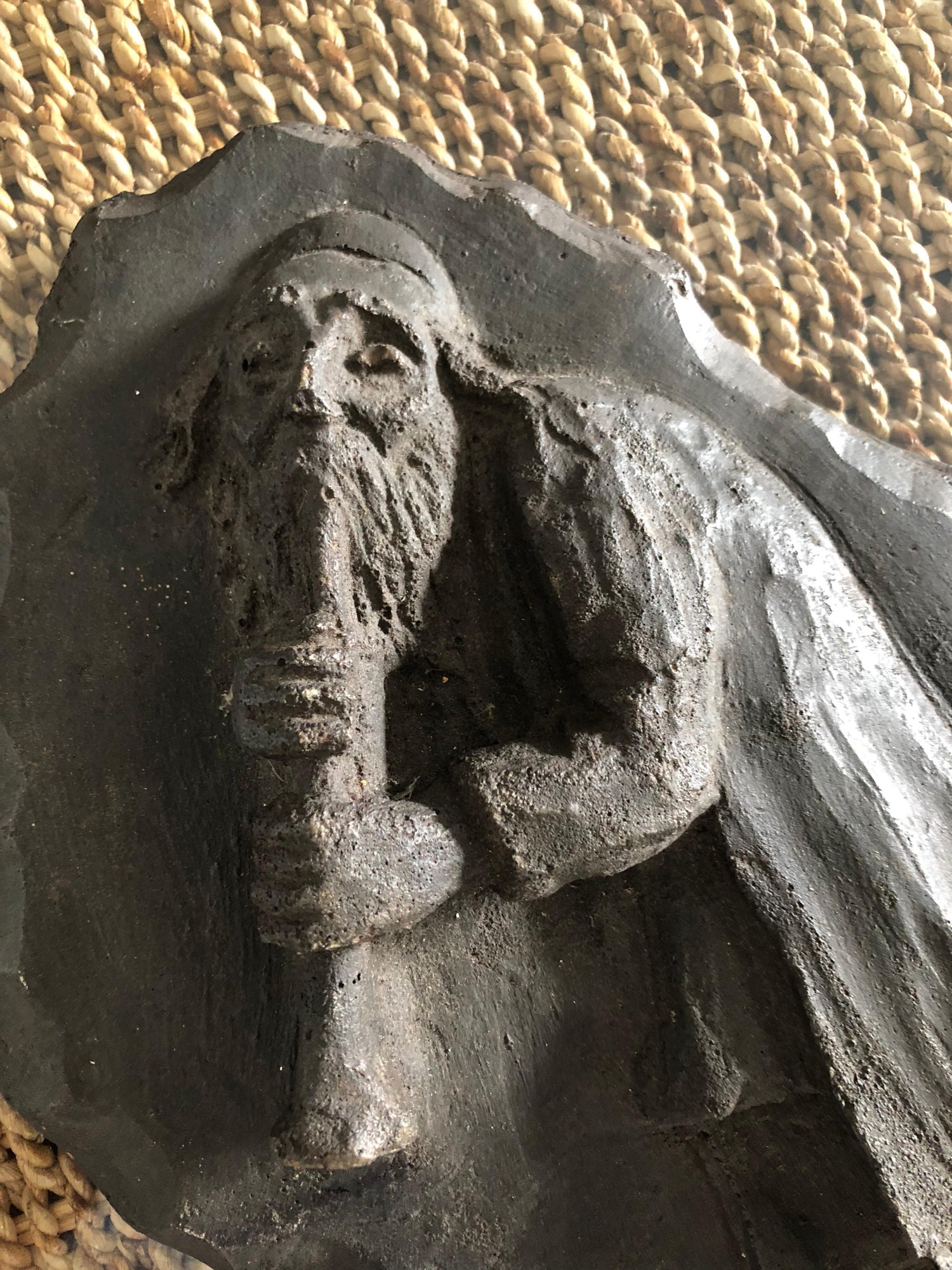French Painted Maquette for Sculpture Judaica Klezmer Musician