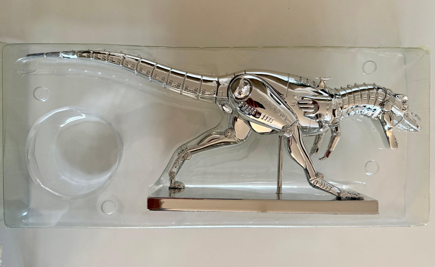 Hajime Sorayama Tyrannosaurus T-rex Cyborg Dinosaur Sculpture in Box Nanzuka