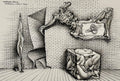 German Surrealism Abstract Surrealist Lithograph Hans Bellmer
