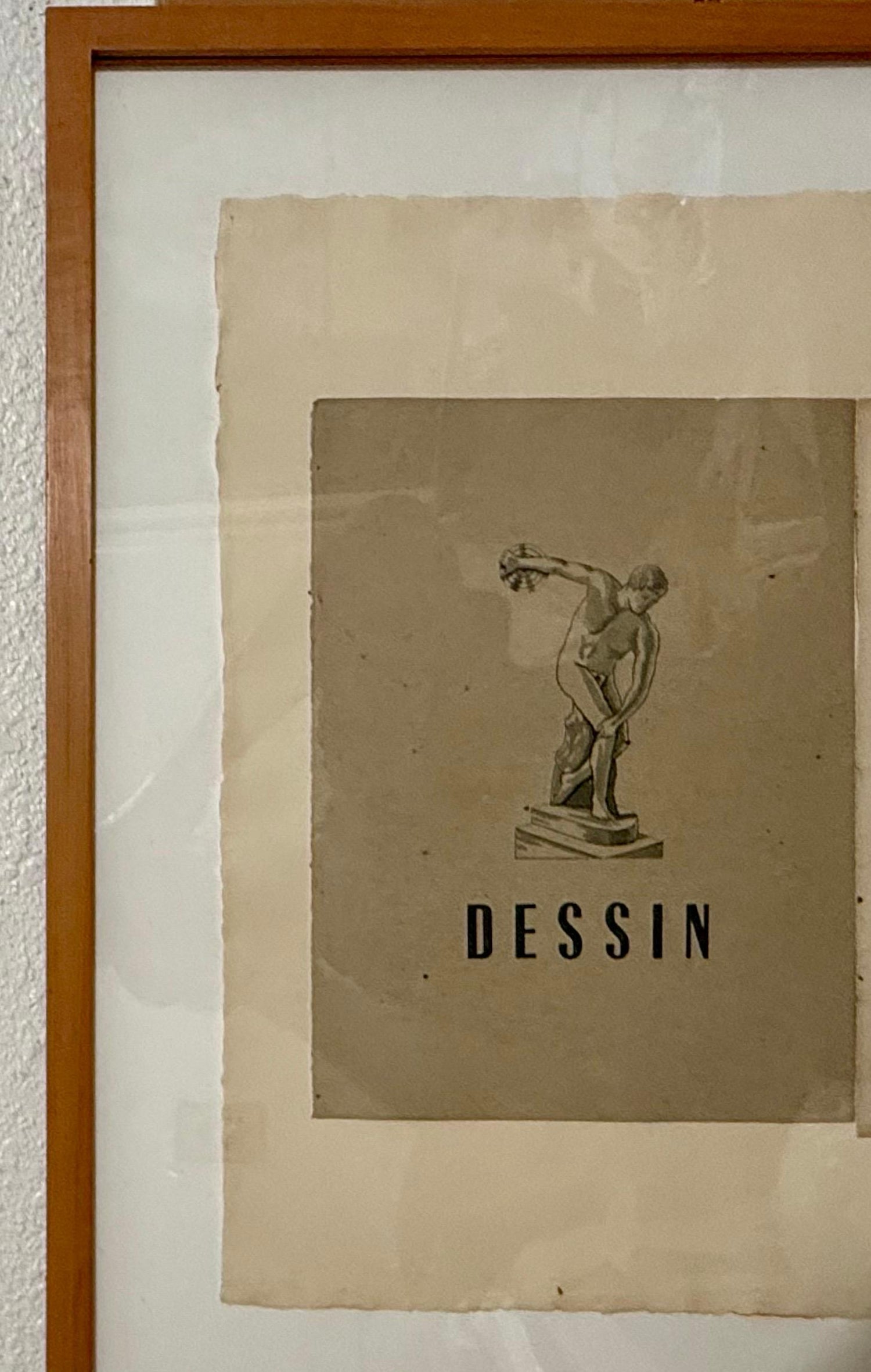Dessin (Star) Mixed media Collage with Painting James Brown Galerie Bernd Kluser