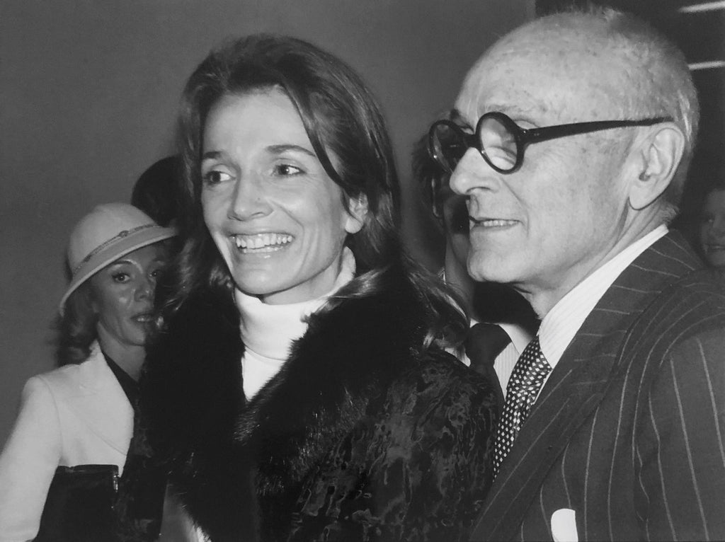Vintage Print Silver Gelatin Signed Photograph Sidney Janis, Conrad Janis, NYC