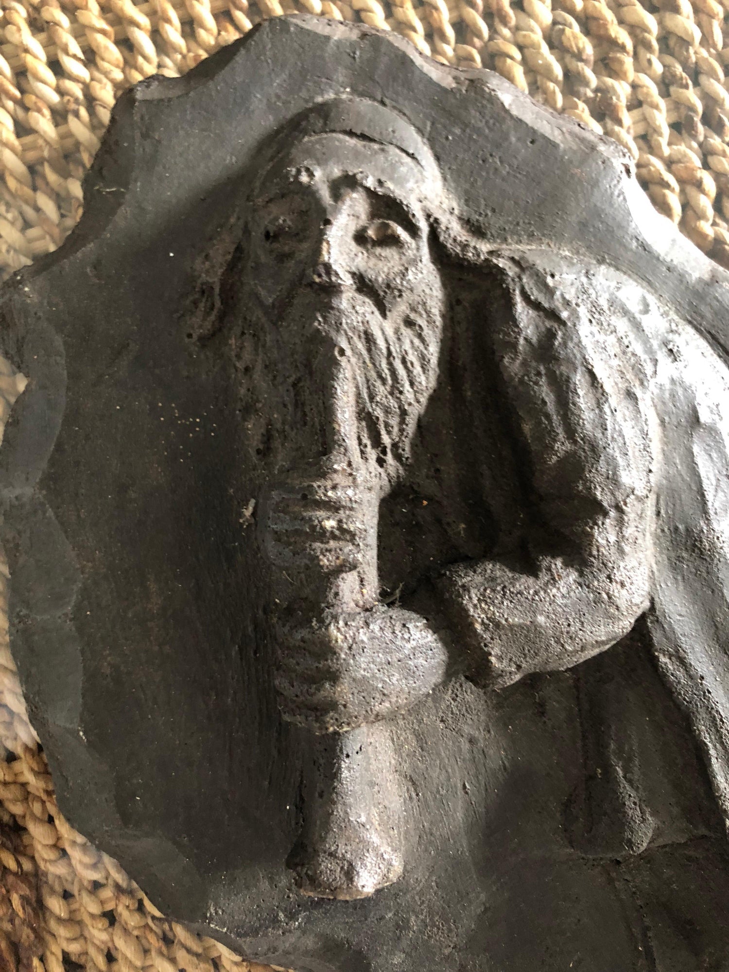 French Painted Maquette for Sculpture Judaica Klezmer Musician