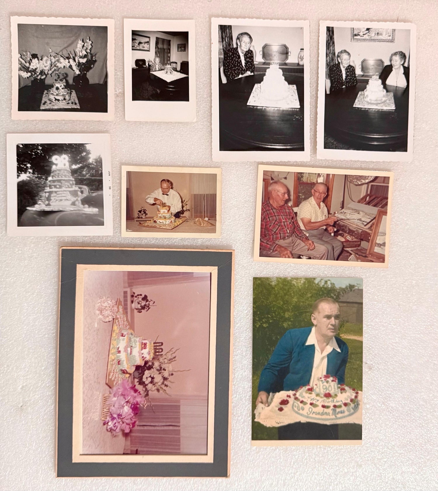 Vintage Photo Archive Grandma Moses Folk Art Artist Photograph Collection