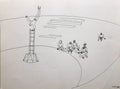 Alexander Calder Circus Reproduction Lithograph After a Drawing