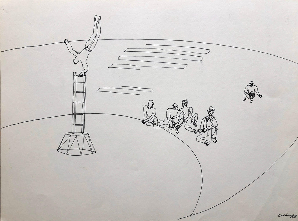 Alexander Calder Circus Reproduction Lithograph After a Drawing