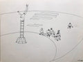 Alexander Calder Circus Reproduction Lithograph After a Drawing