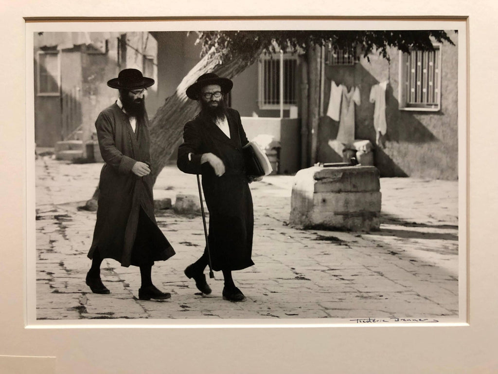 Dans le Quartier Hongrois de Mea Shearim, Jerusalem Vintage Silver Gelatin Print