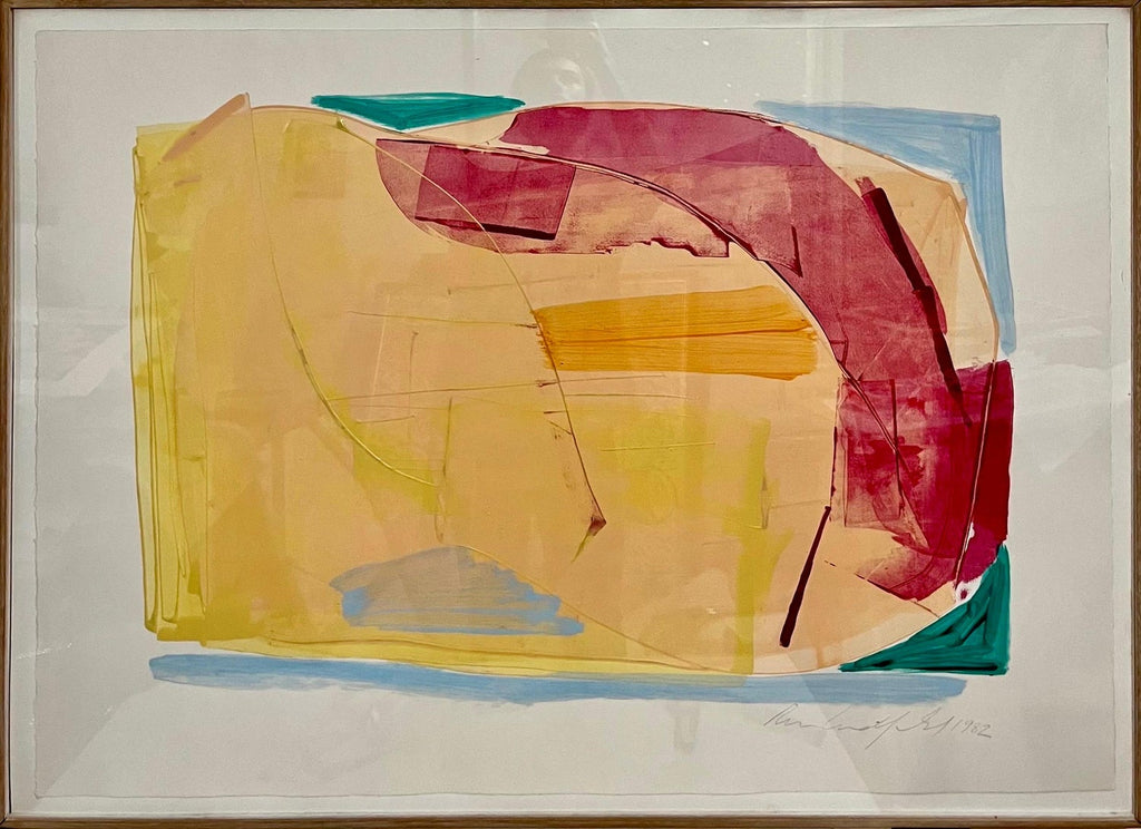 Lyrical Abstraction Acrylic Painting Ronnie Landfield Color Field Abstract