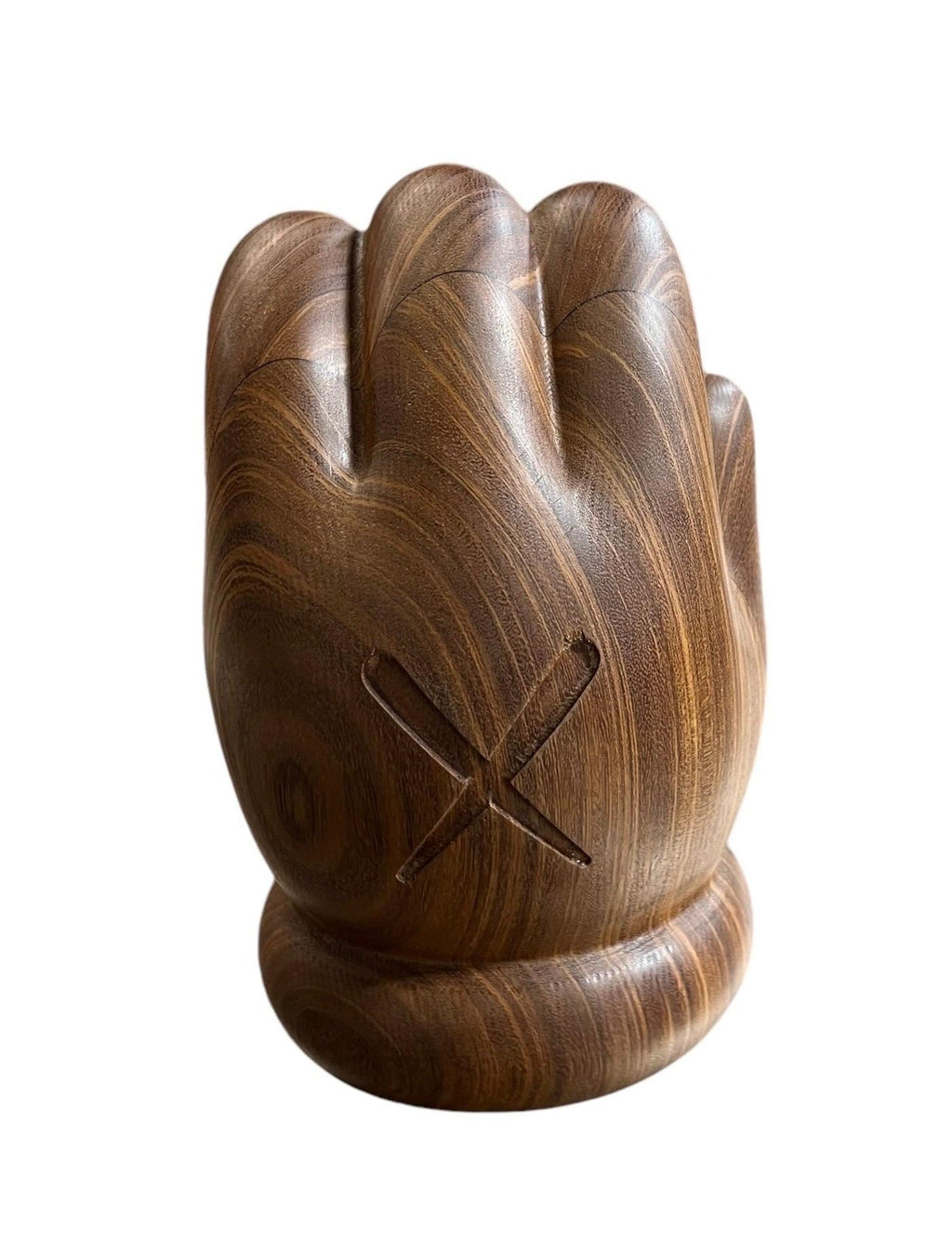 Rare Carved Wood Kaws Hand Sculpture More Gallery Switzerland Wooden Toy Art