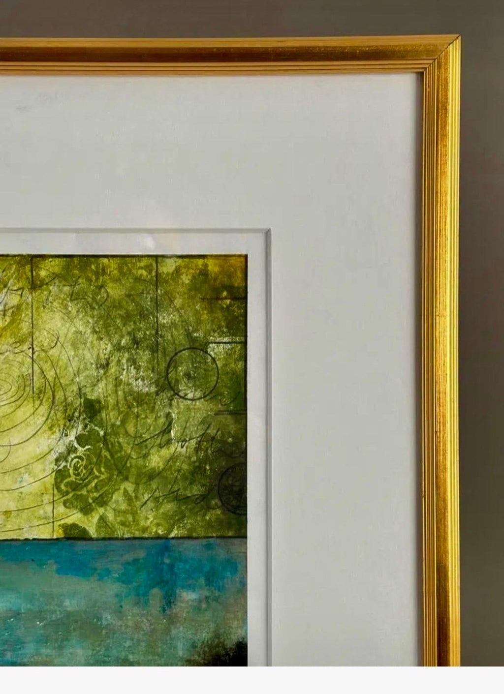Abstract Acrylic Mix Media Painting Cheryl Warrick African American Woman Artist