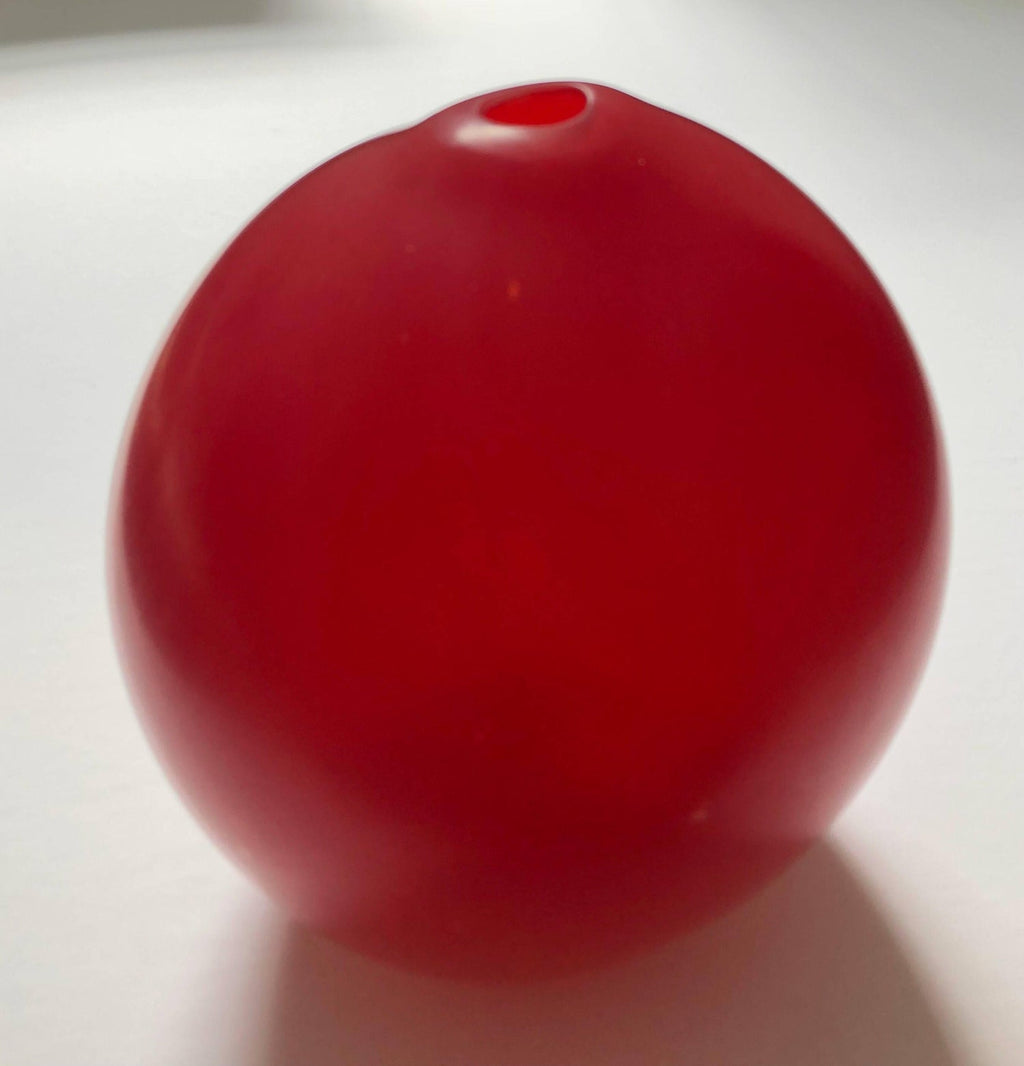 Masterpiece Swiss Contemporary Blown Matte Glass Sculpture Vase