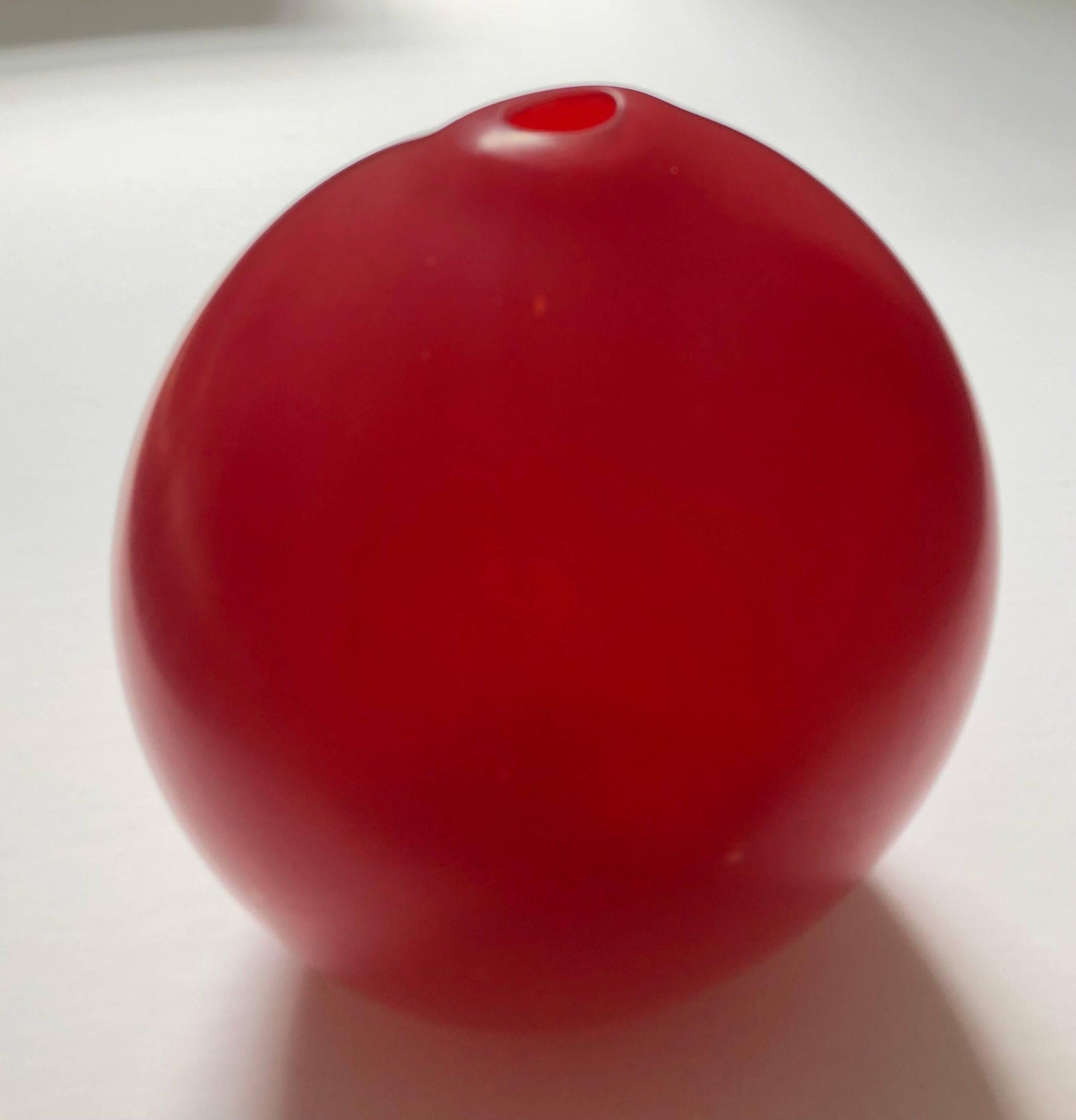 Masterpiece Swiss Contemporary Blown Matte Glass Sculpture Vase