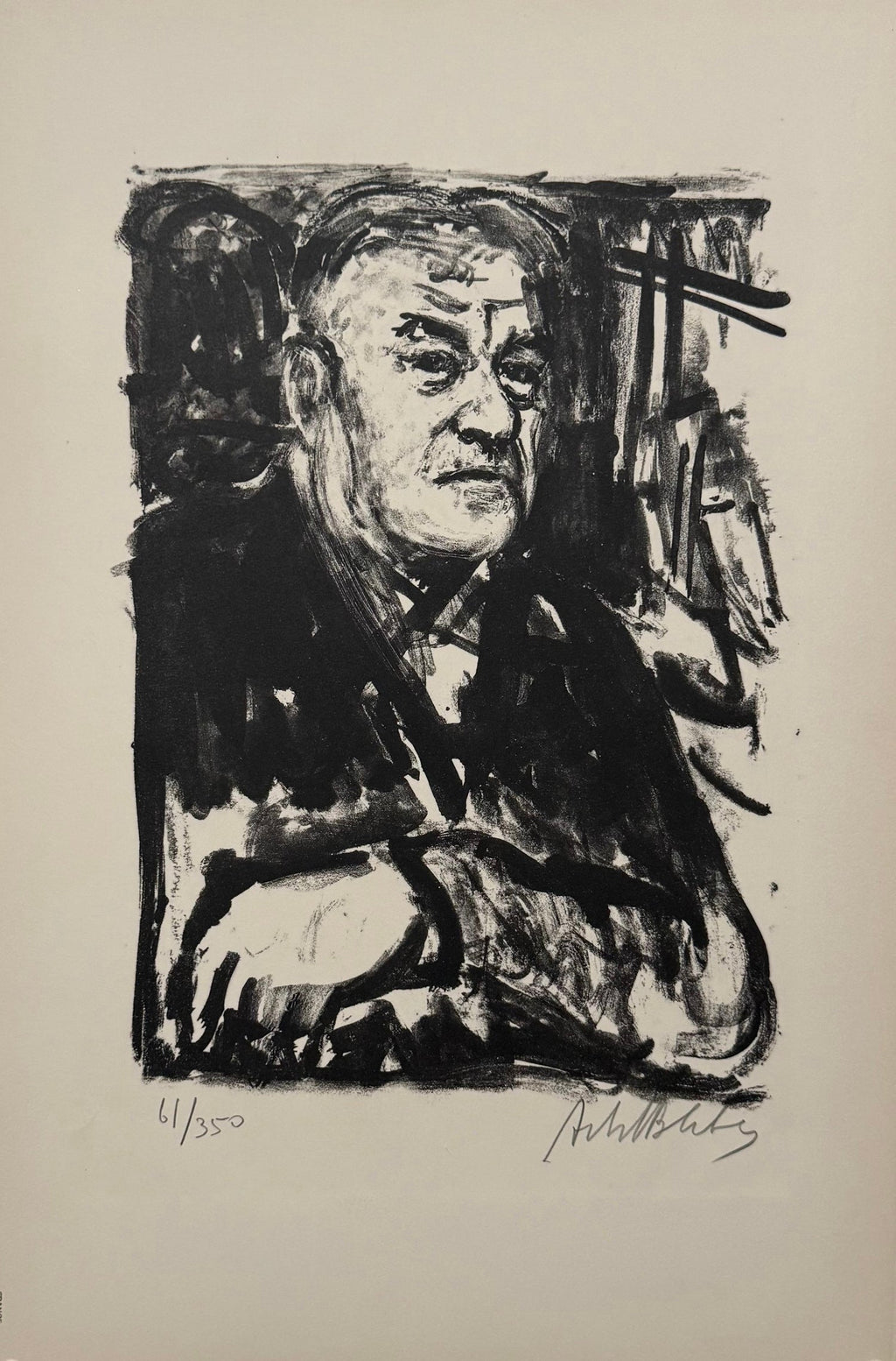 Lithuanian French Artist Arbit Blatas Lithograph Fernand Leger School of Paris