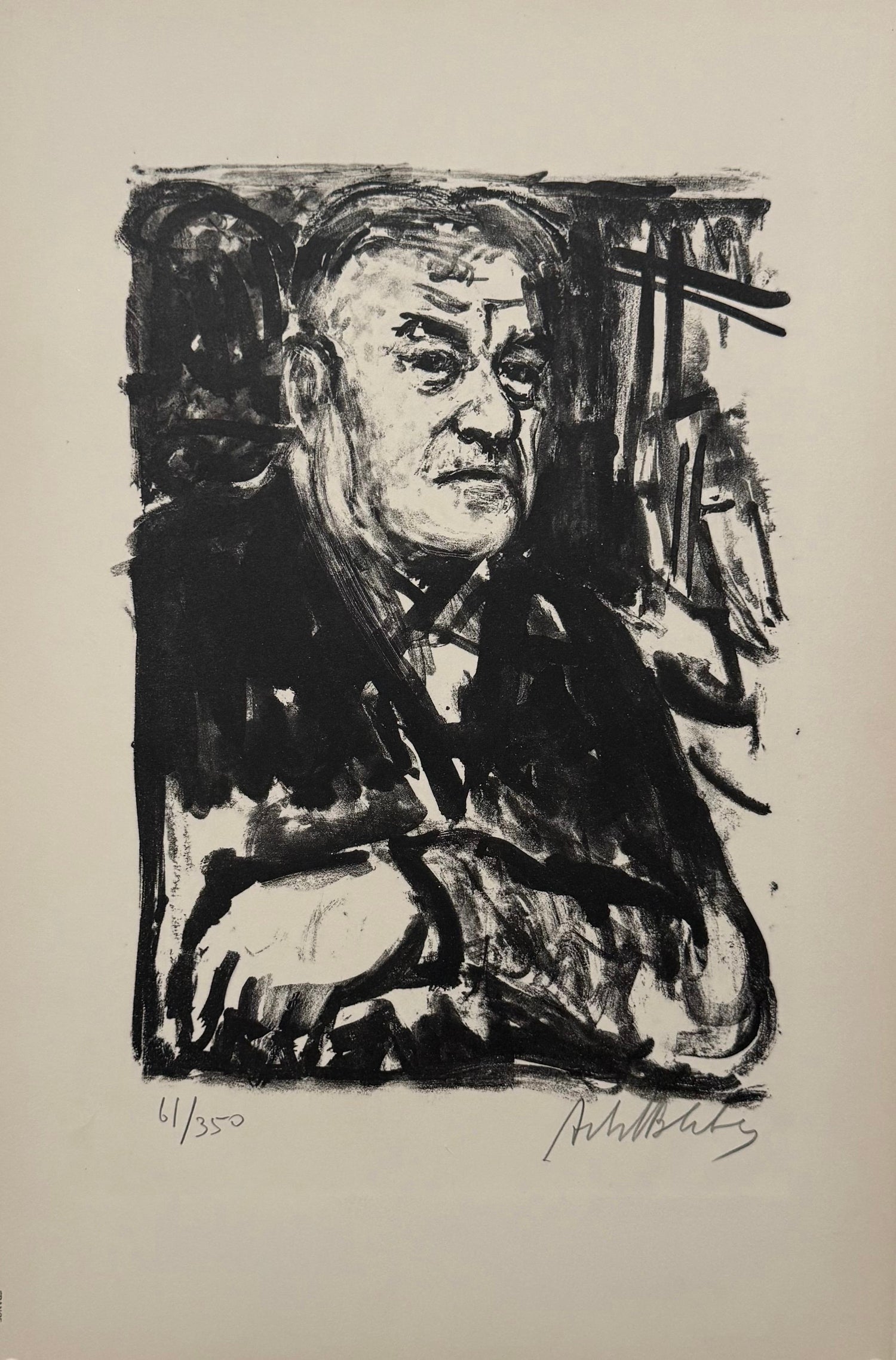 Lithuanian French Artist Arbit Blatas Lithograph Fernand Leger School of Paris