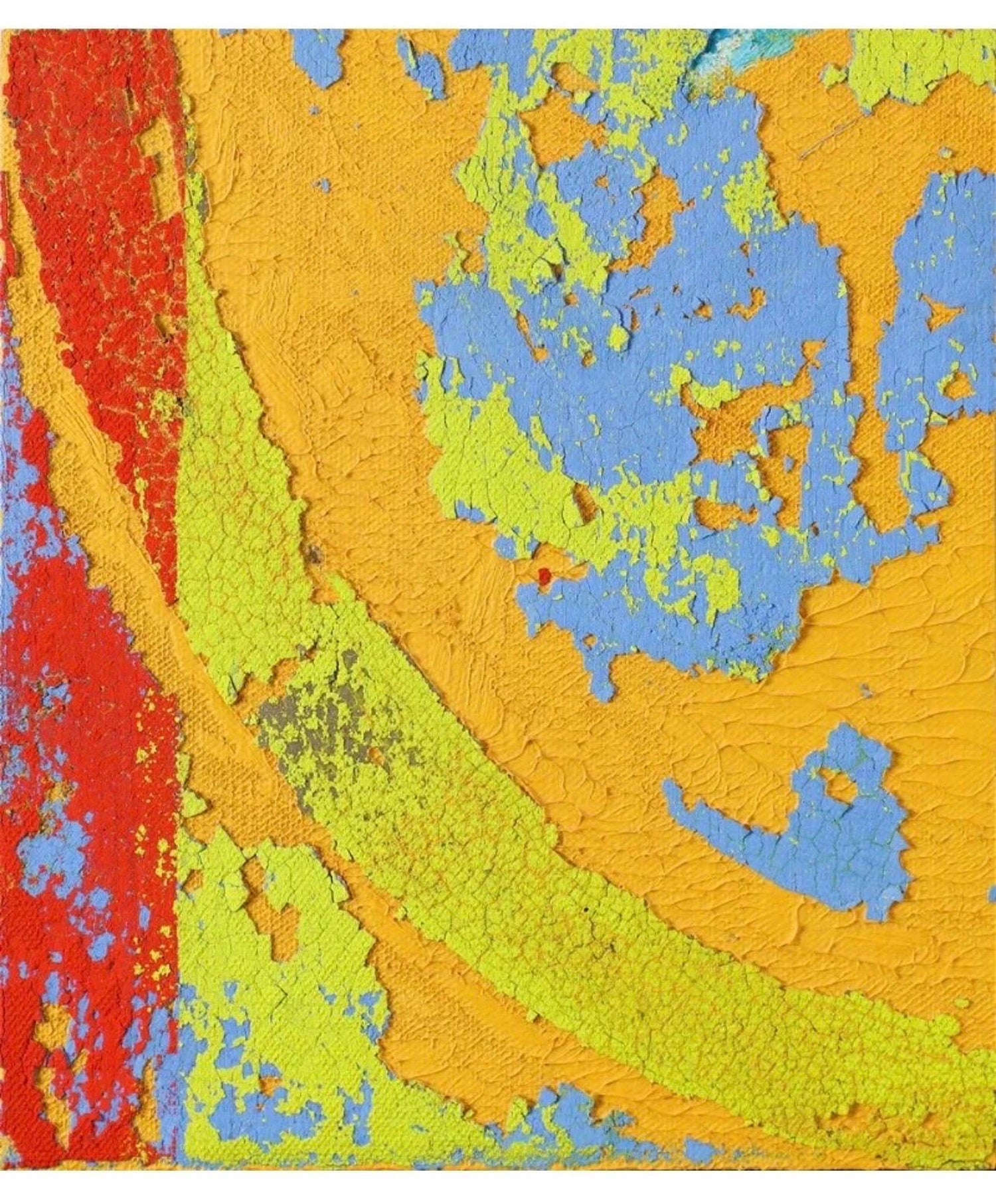 Contact Painting Twins Abstract Expressionist Diptych OIl Painting Rainer Gross